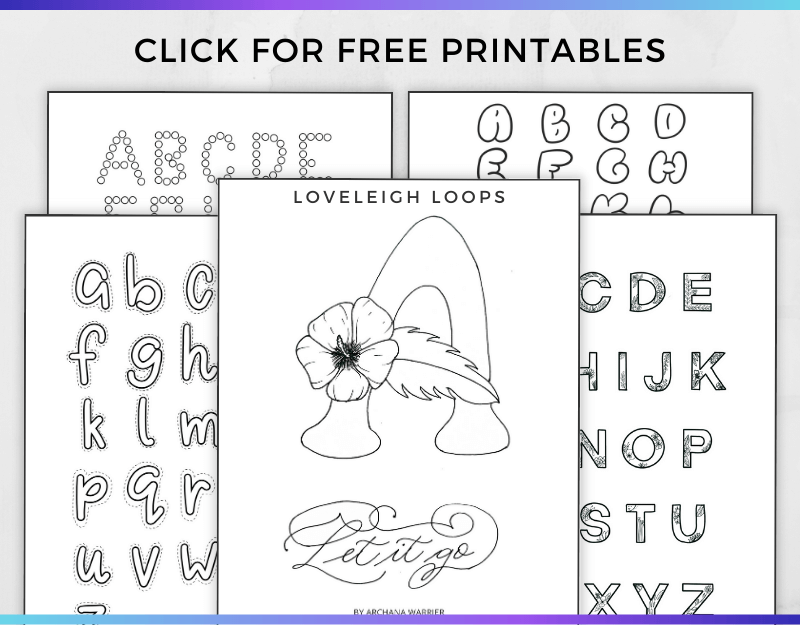 Calligraphy For Kids: 3 Free Ideas To Try — Loveleigh Loops