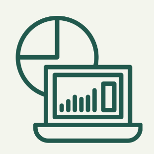 Icon of Laptop with Bar Graph on Screen and Pie Chart Behind Laptop.png