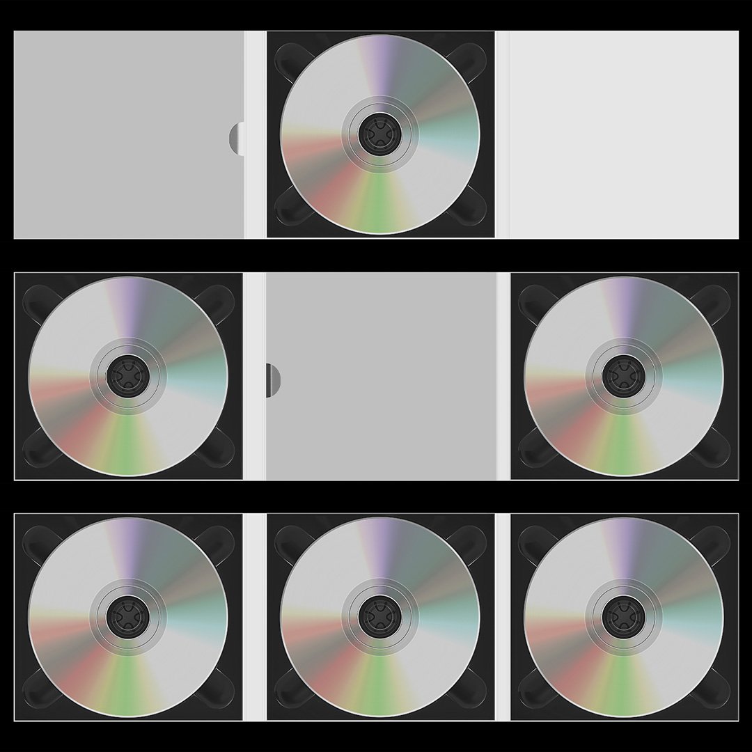 Bandicoot Design 6 Panel CD Digipak Mockup Disc Layouts.jpg