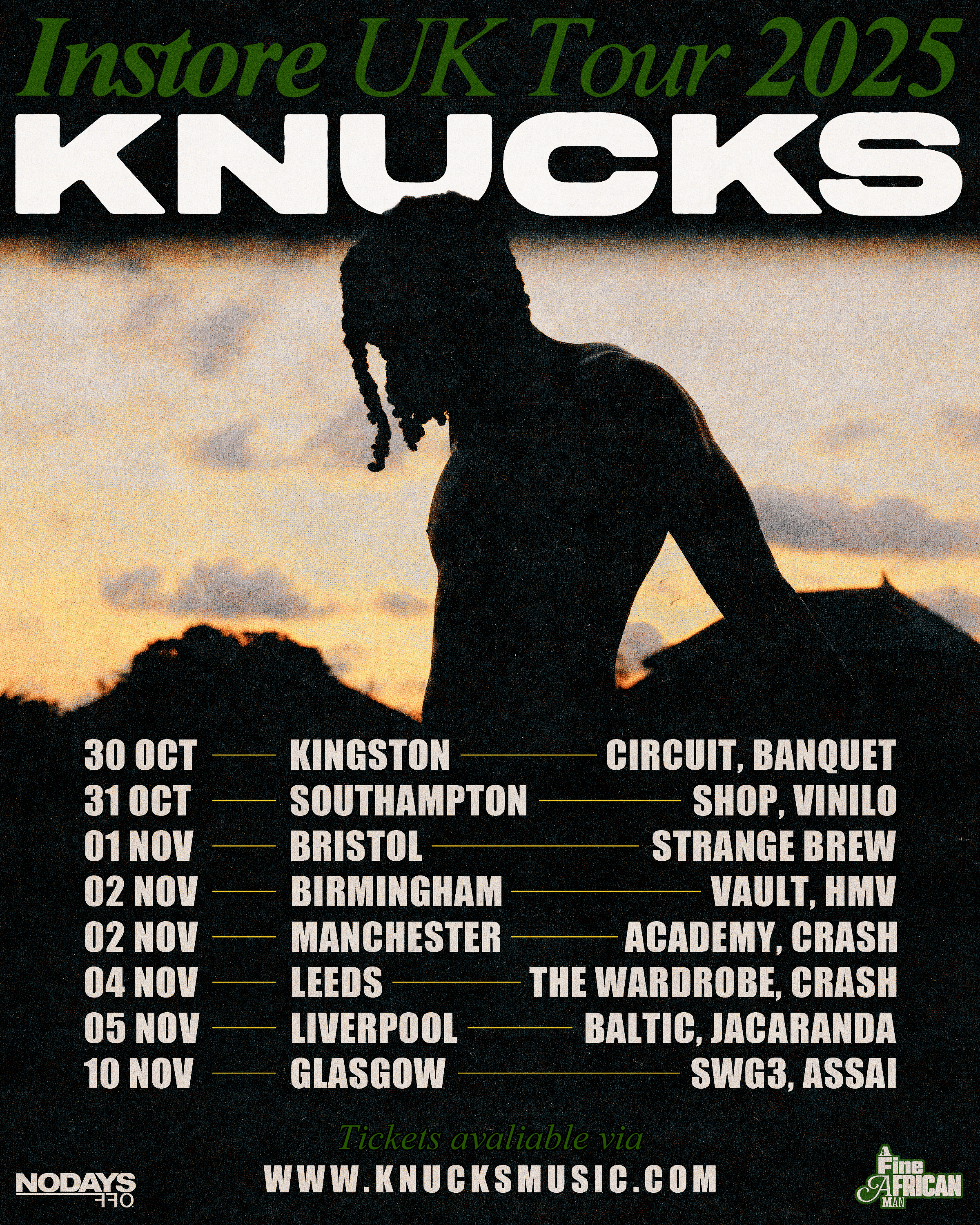 Knucks Instore UK Tour 2025 Poster Final.png