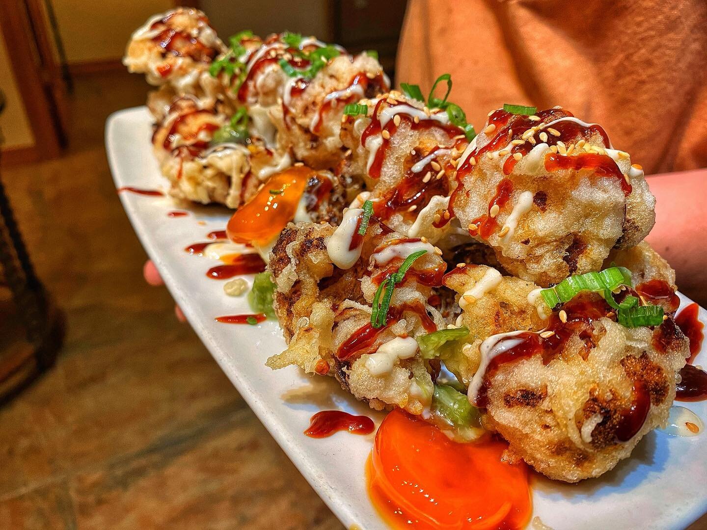 Karaage Cauliflower.
.
House made Kewpie, hoisin, soy cured egg yolk.
.
.
.
#karaage #cauliflower #vegetables #kewpie #hoisin #soy #eggyolk #eatyourveggies #tasty #fried #potato