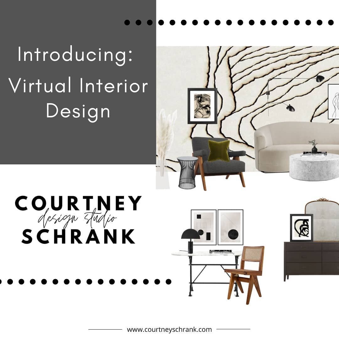 ◍ Officially Launching: CSDS Virtual Interior Design ◍

In 2020, many interior designers were forced to pivot and start offering what is known as 'e-design' to their clients. Some designers - myself included - have actually been doing e-design or vir