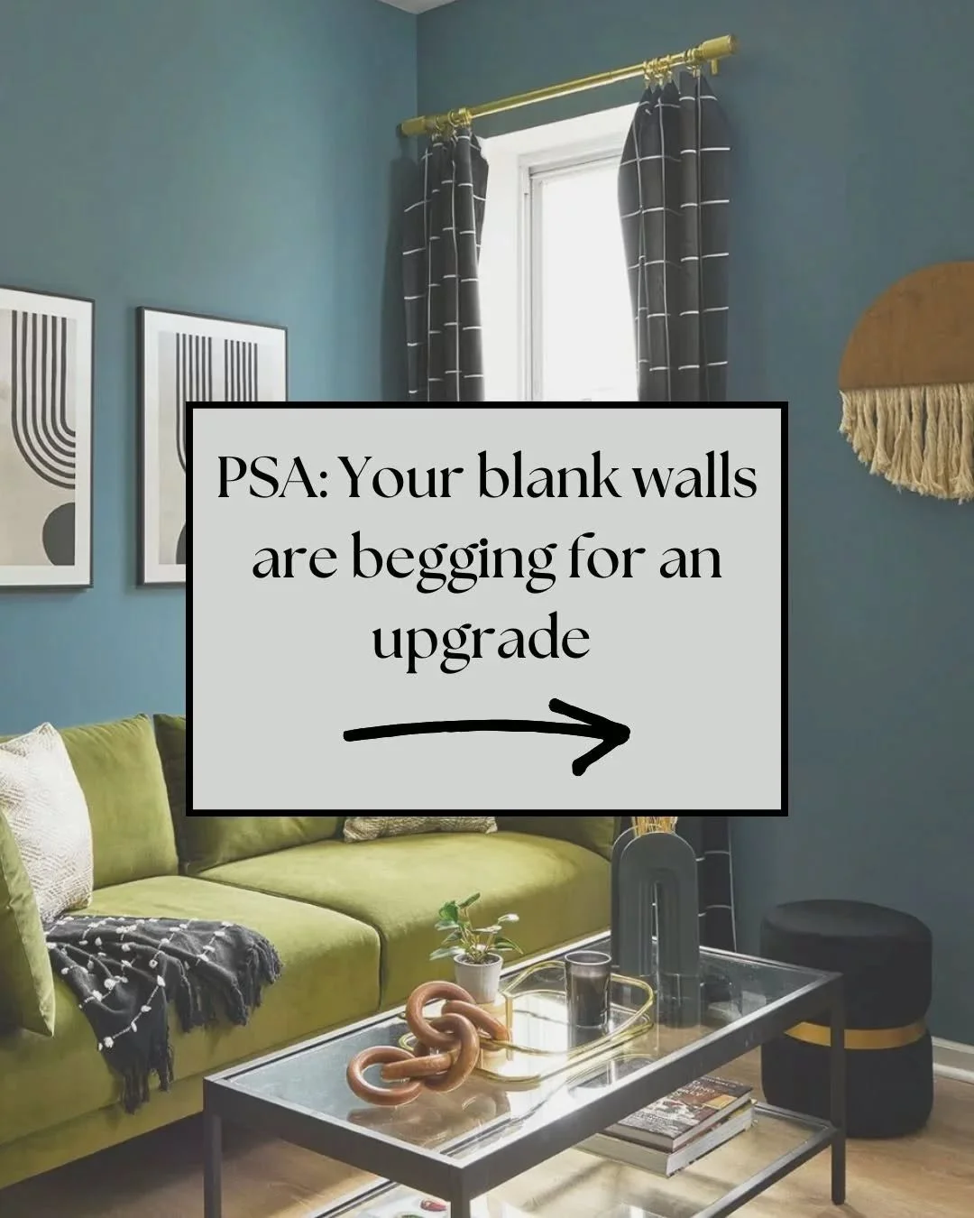🚨 PSA: Your blank walls are begging for an upgrade. 🚨

If your space feels blah and uninspired, it&rsquo;s time to turn those walls into statement pieces!

✨ Whether it&rsquo;s bold paint, a gallery wall, or custom built-ins, there are so many ways