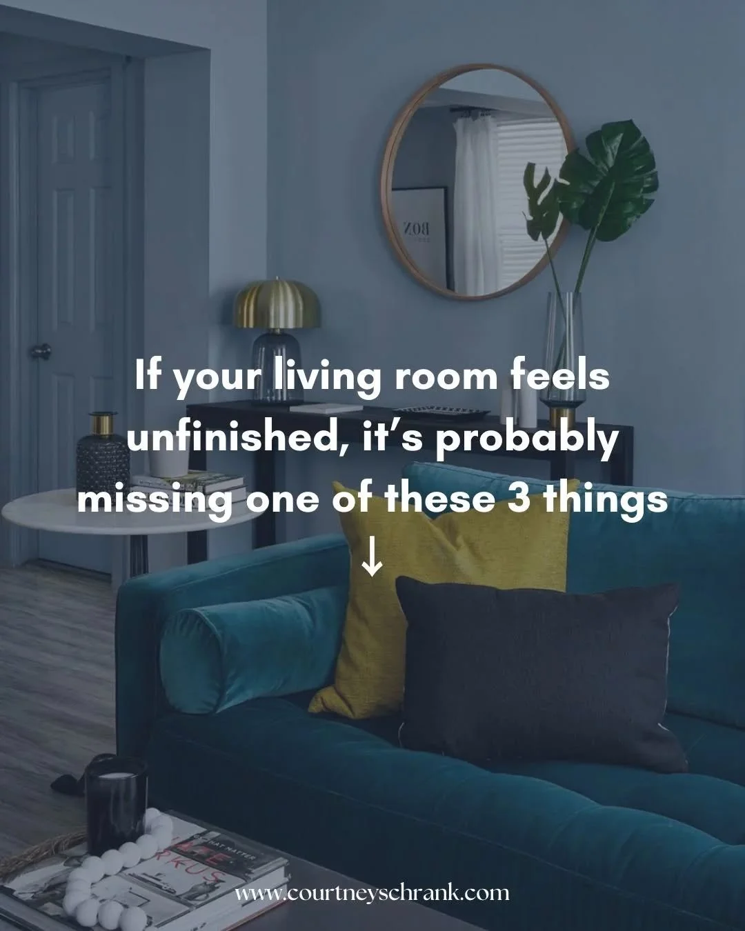 ✨ 3 𝙏𝙝𝙞𝙣𝙜𝙨 𝙀𝙫𝙚𝙧𝙮 𝙇𝙞𝙫𝙞𝙣𝙜 𝙍𝙤𝙤𝙢 𝙉𝙚𝙚𝙙𝙨 𝙩𝙤 𝙁𝙚𝙚𝙡 𝘾𝙤𝙢𝙥𝙡𝙚𝙩𝙚 ✨

Ever feel like your living room looks almost there but still feels a little flat? Here are my go-to design must-haves that take any space from &ldquo;fine&