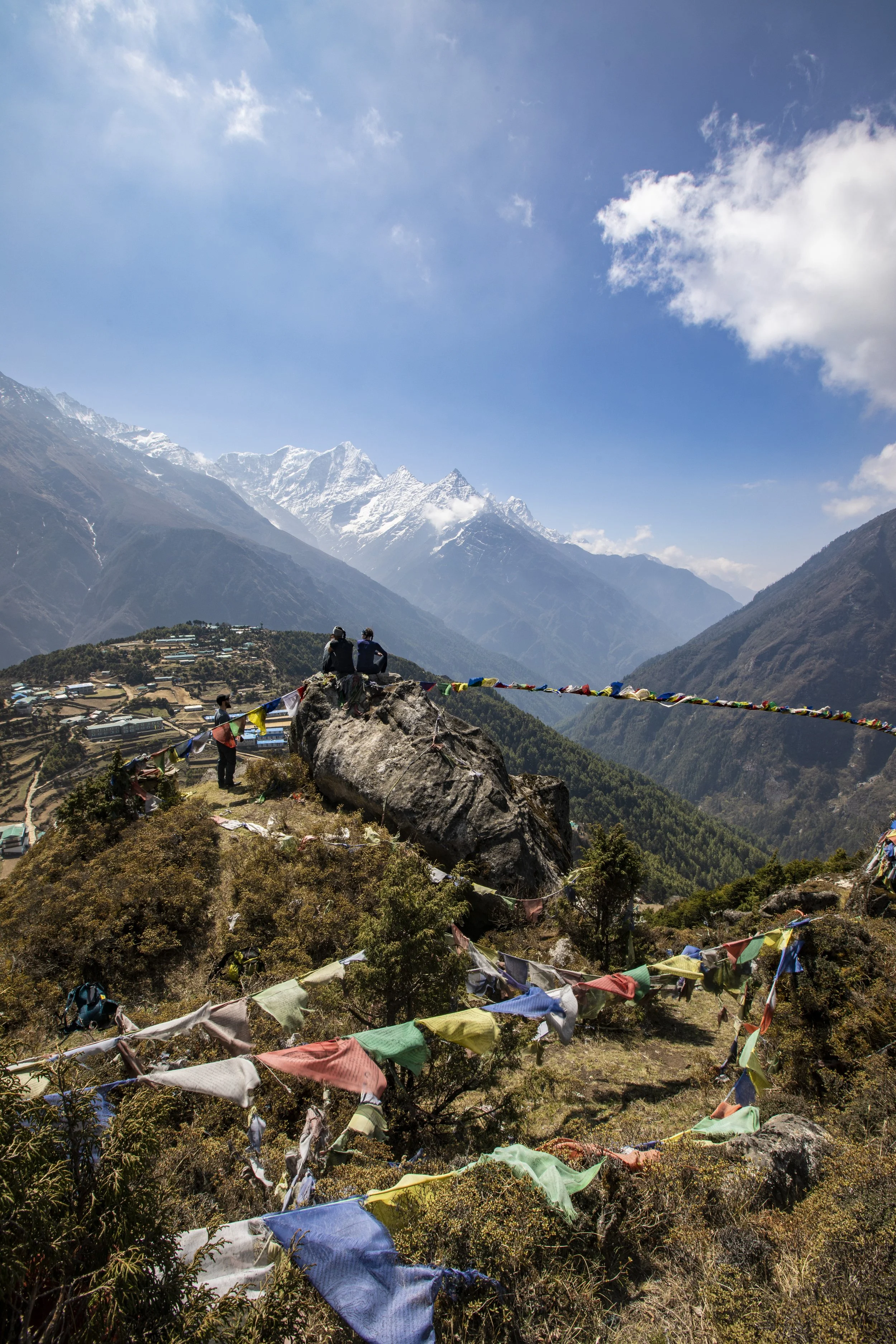 Nepal Namche Bazaar Viewpoint Prayer Flags .jpg