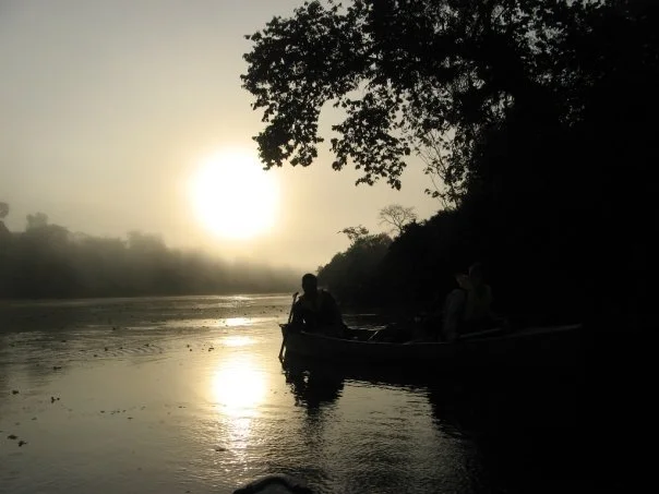 Tom at dawn on the Amazon.jpg