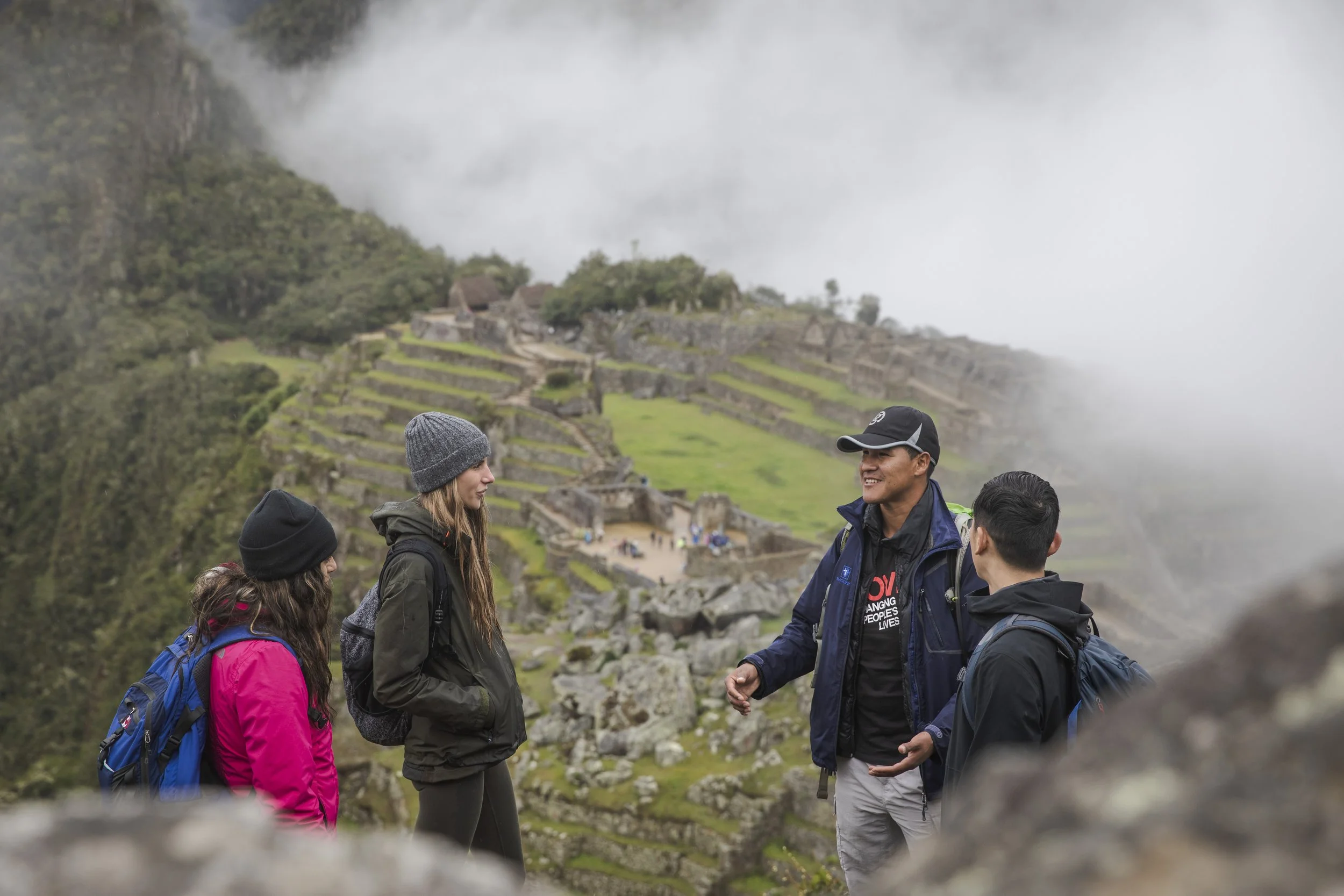 Peru Inca Trail Day 4 Machu Picchu CEO Explanation Group.jpg