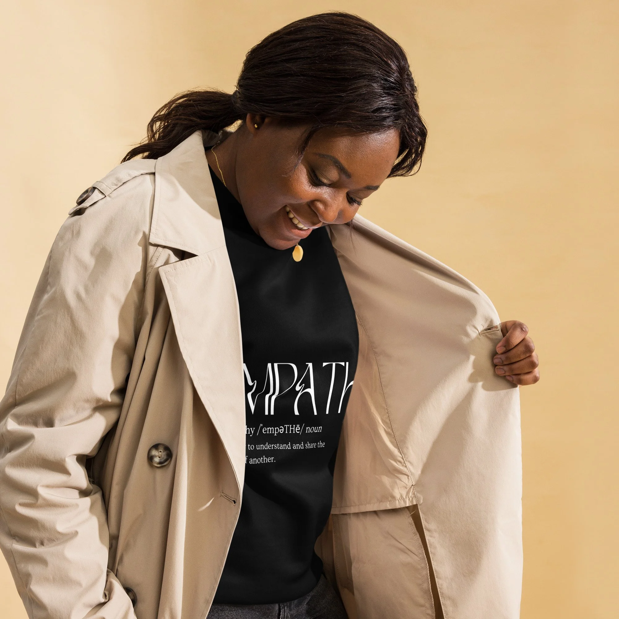 Empathy Sweatshirt (Black & Latte)