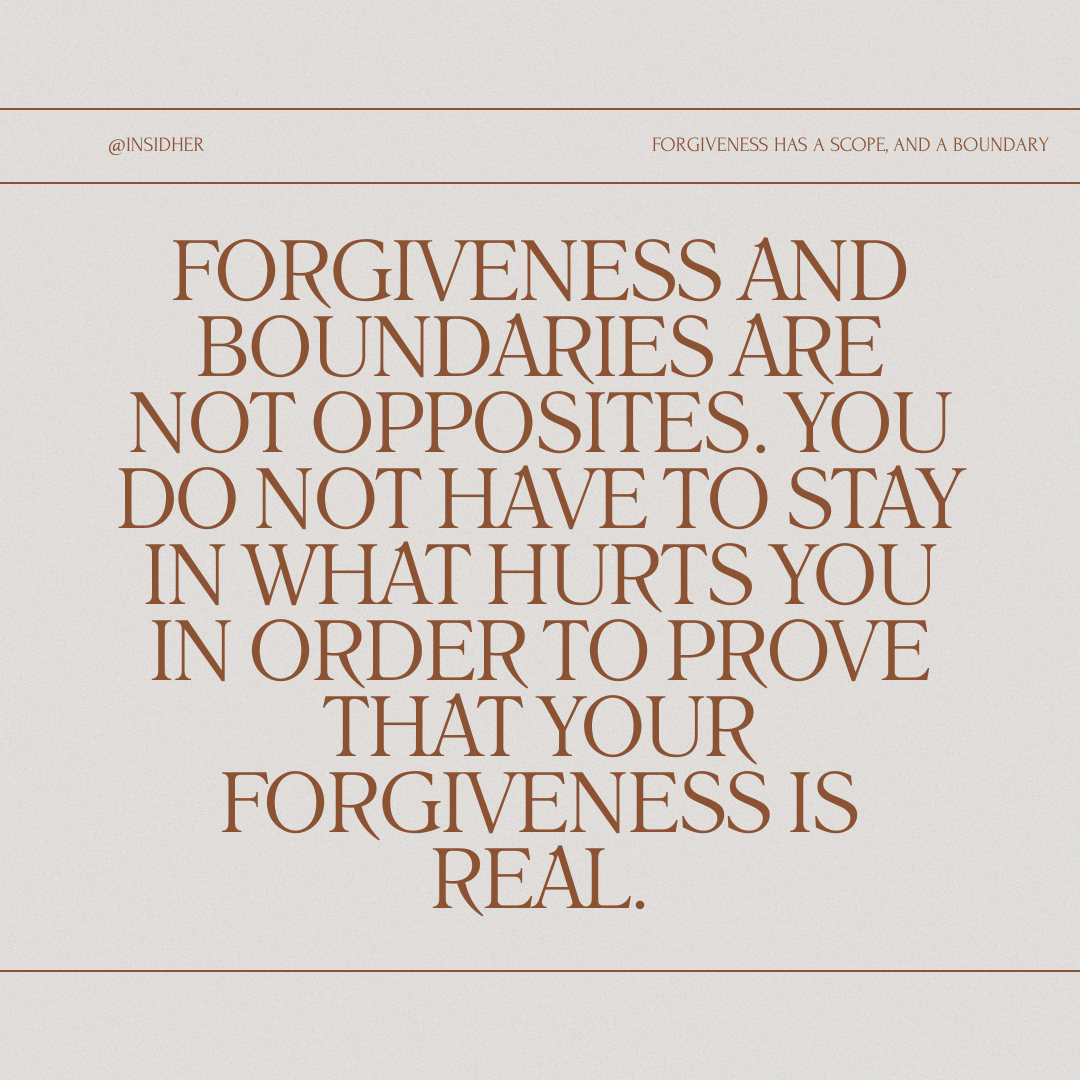 quote about forgiveness and boundaries are not opposites