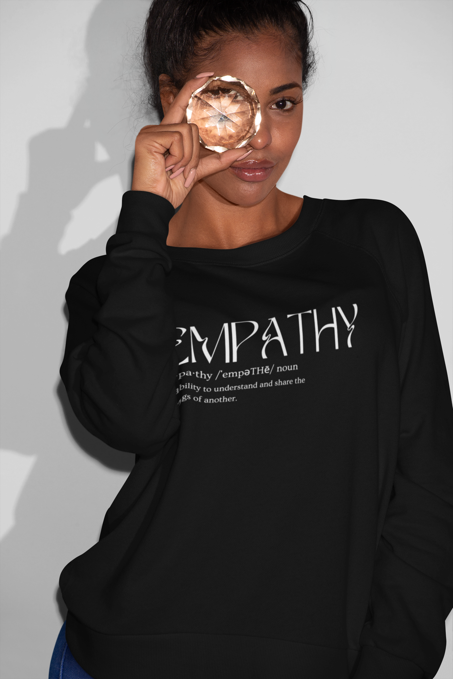 Empathy Sweatshirt (Black & Latte)