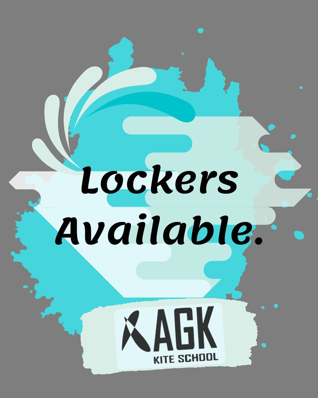 Don't know where to store your kitesurfing equipment? ☀️🌊

We have lockers available, with the option of renting them monthly or weekly.

Nothing better than putting together your equipment and entering the water in the blink of an eye. 🏖

For more