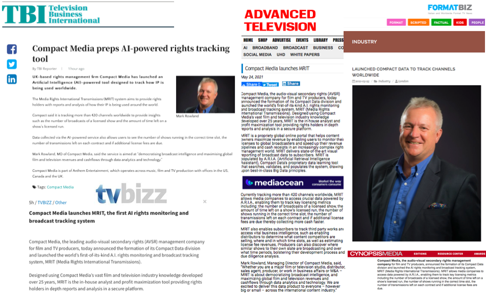 Compact Media launches MRIT