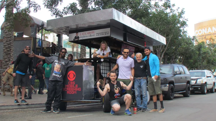 Custom pedicab build for a brand activation