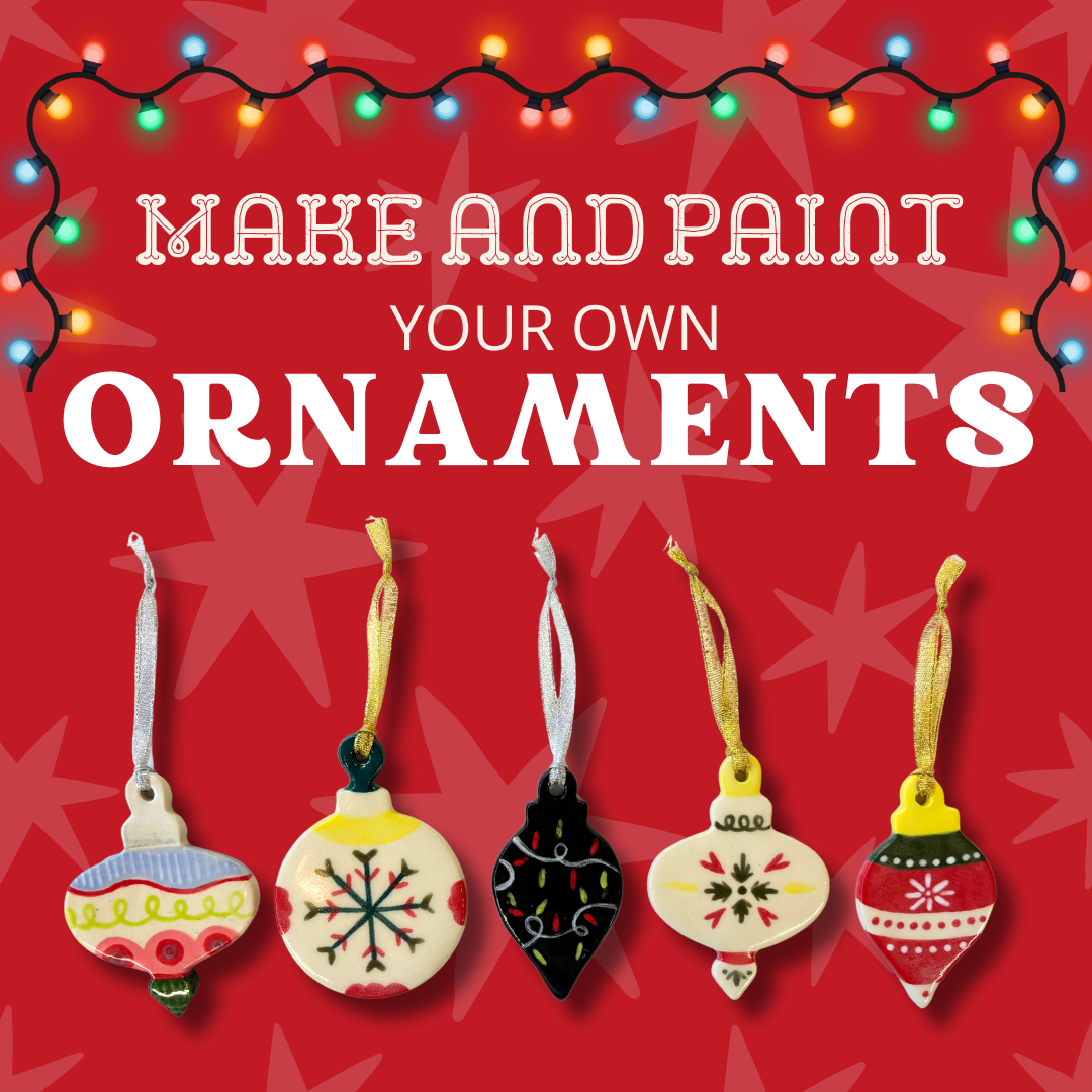 Sunday, November 29th 2PM-4PM | Make & Paint Ornaments