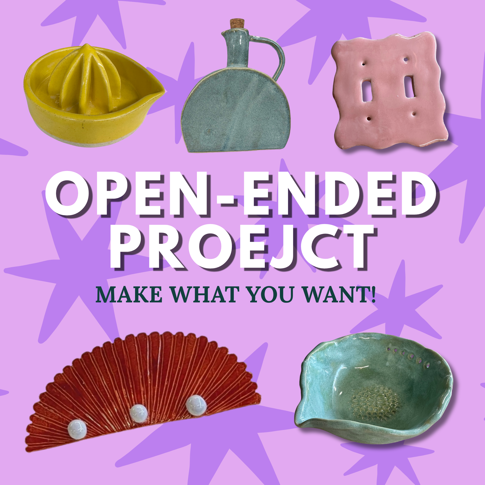 Wednesday, November 11th 6:30PM-9PM | Hand-Built Open-Ended Project
