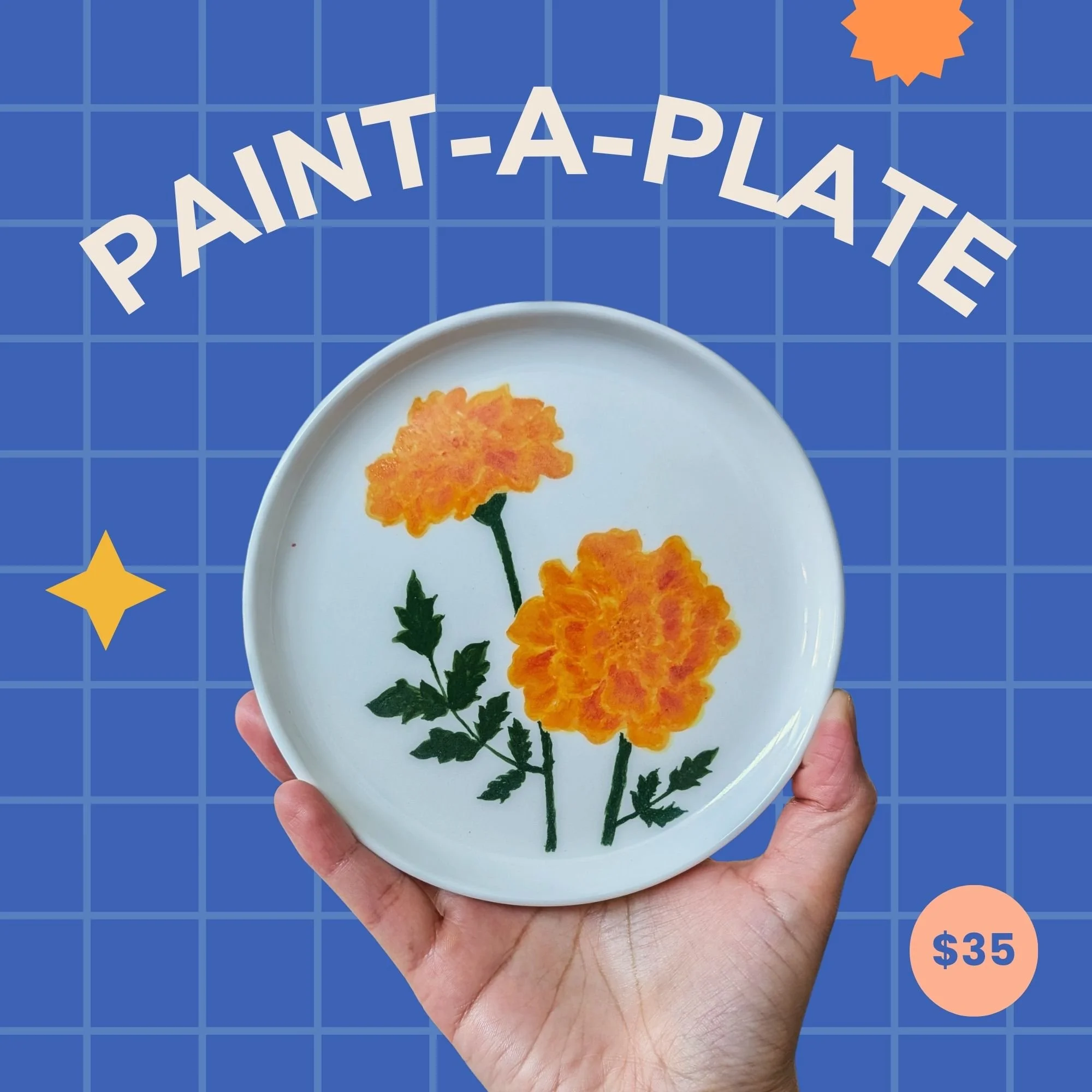 Wednesday, May 20th 7PM-8:30PM I Paint-a-Plate