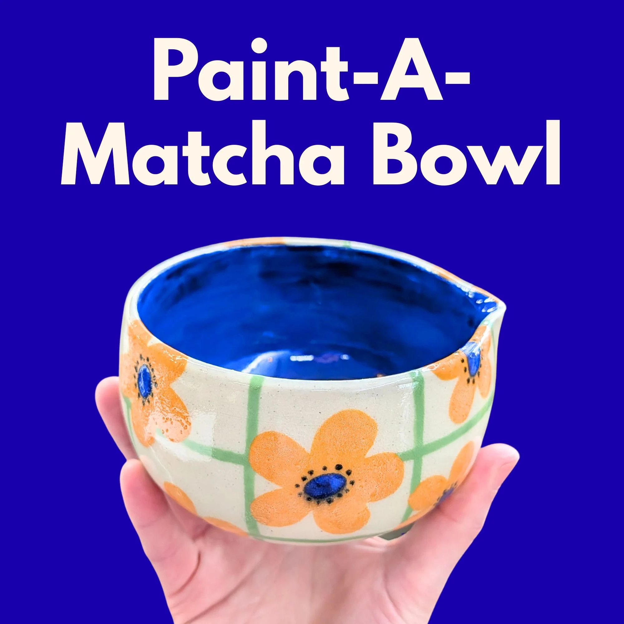 Sunday, May 17th 12PM-1:30PM | Paint-a-Matcha Bowl