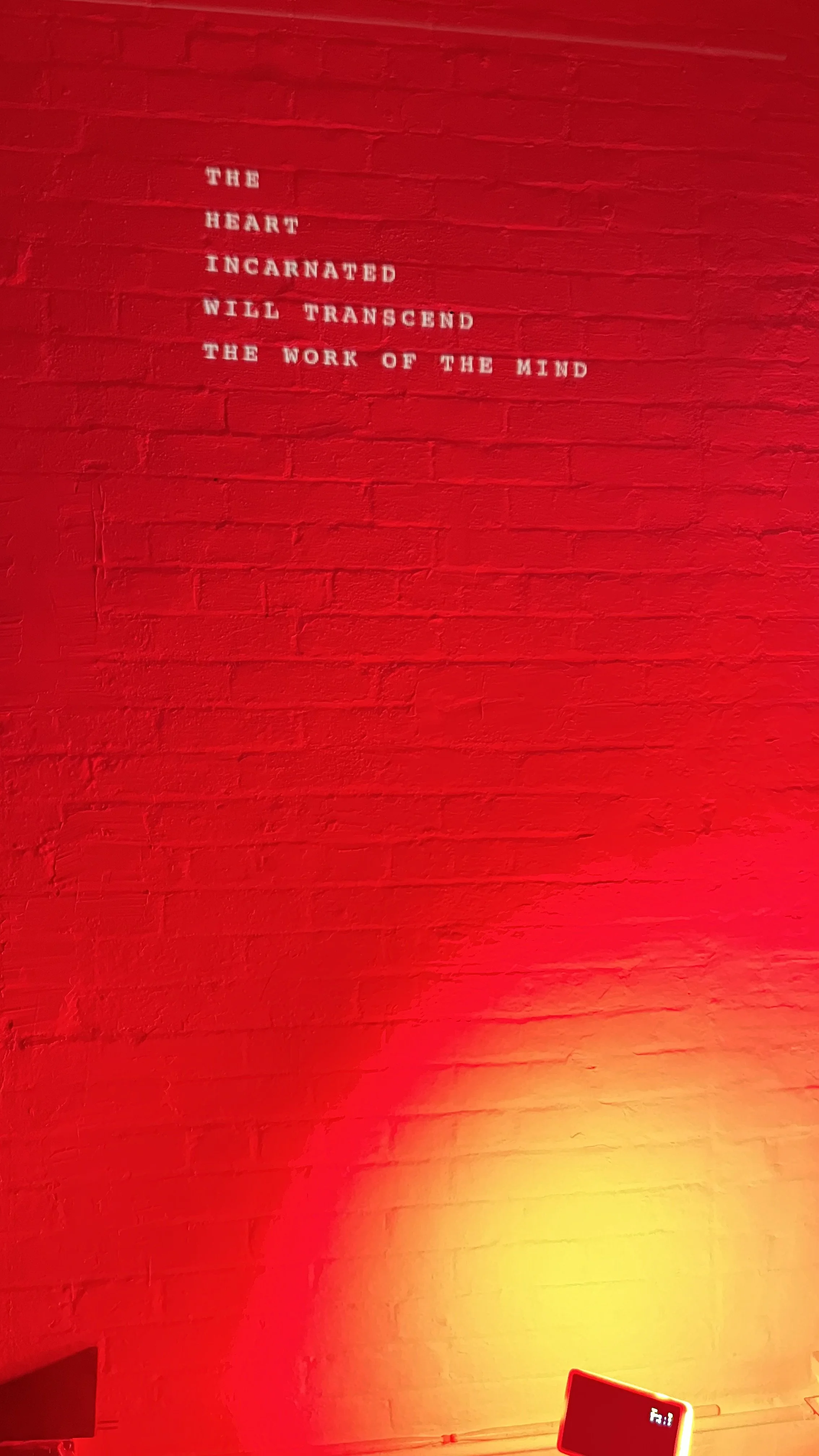 THE HEART INCARNATED — time-based textual poetiks