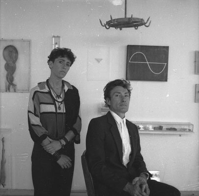 printed matter | ENTRE MESSIE ET DELUGE / HOW TO PHILOSPHISE WITH A SAW, artist book, portrait of the artists, Witsiepe / Coen, Edition of 100, 1992, Photograph: Ton Pinotti