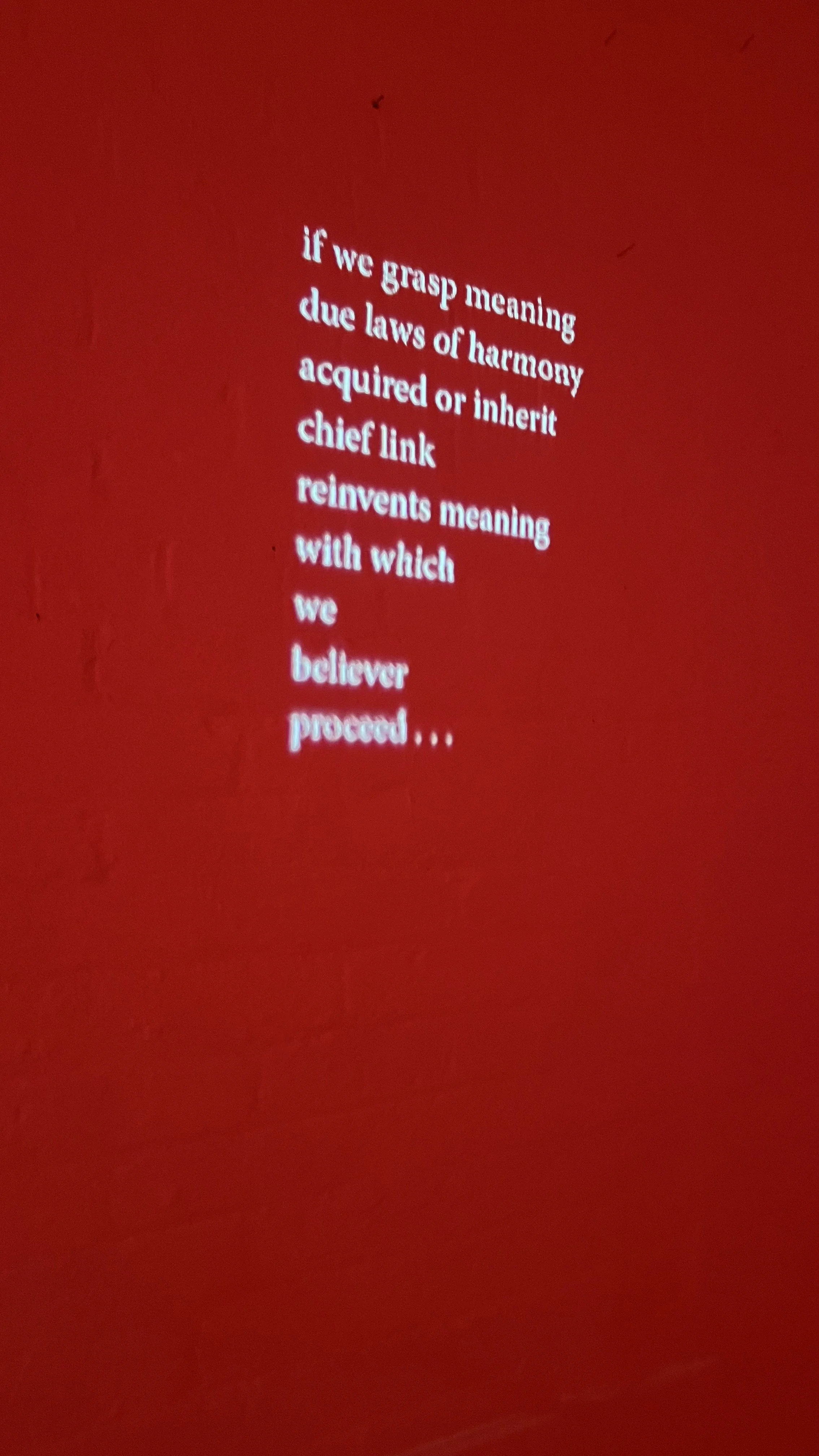 IF WE GRASP MEANING — time-based textual poetiks