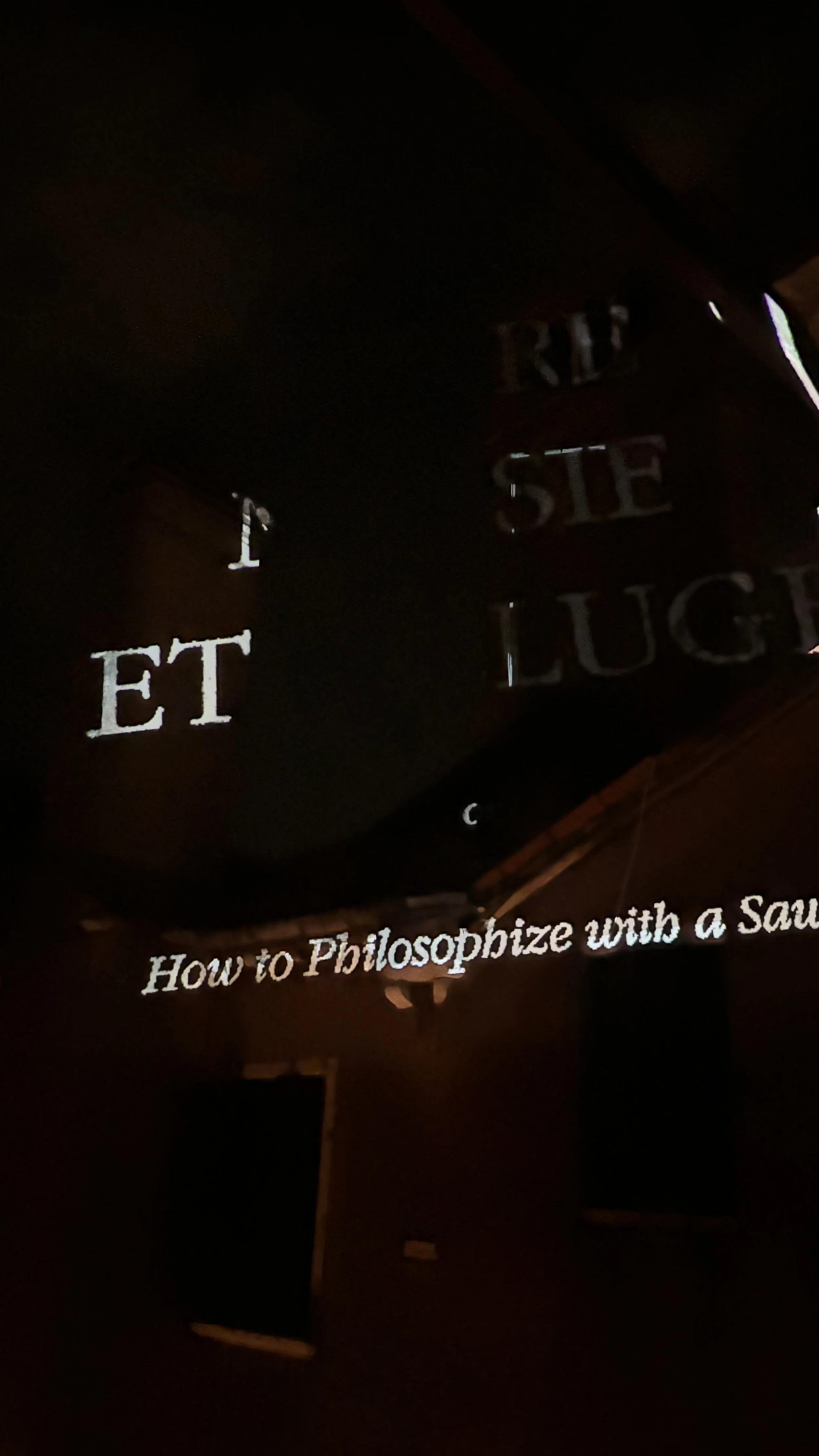Dada-ist venetian rooftop dreamscape — time based projections