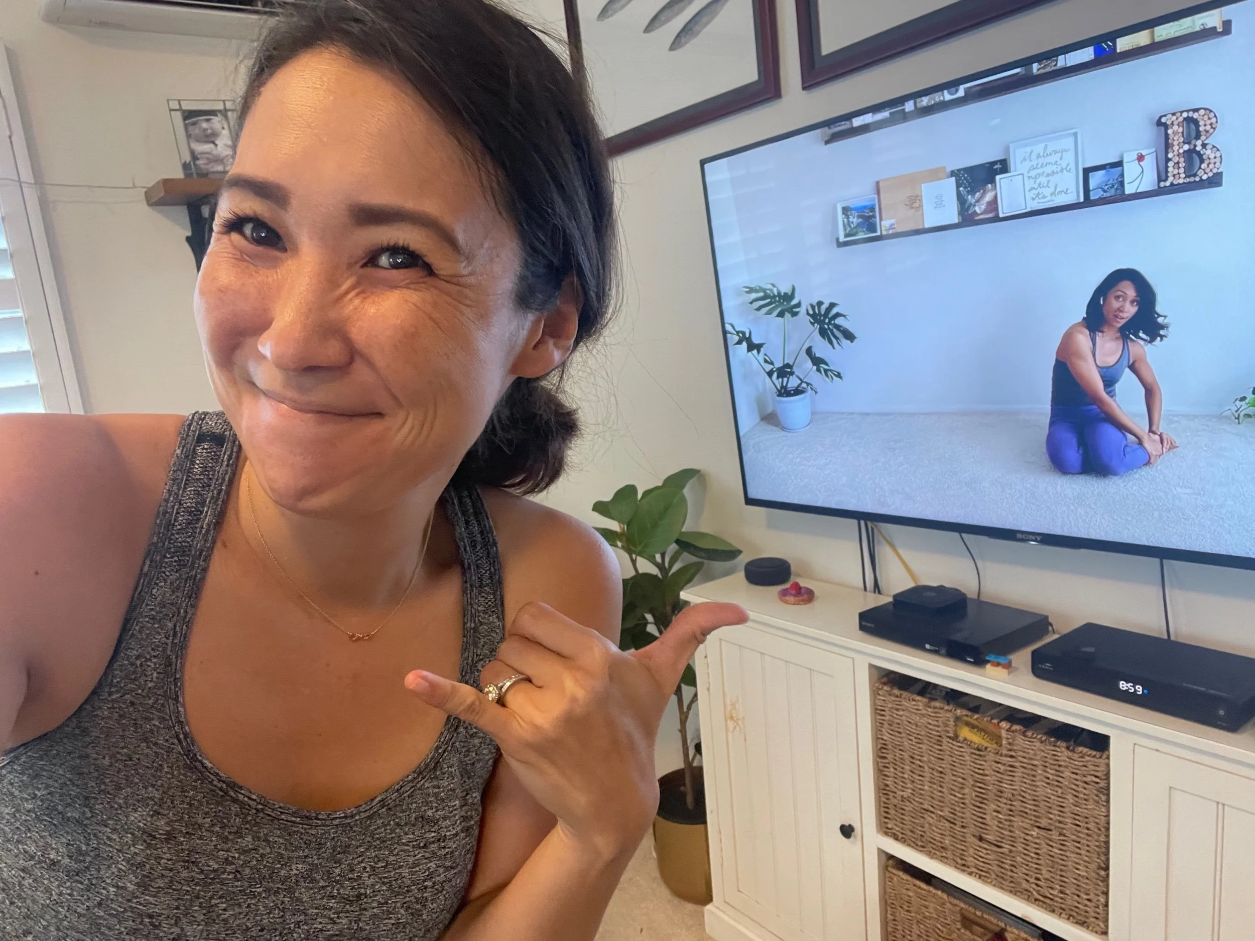 Pilates at home with Christina