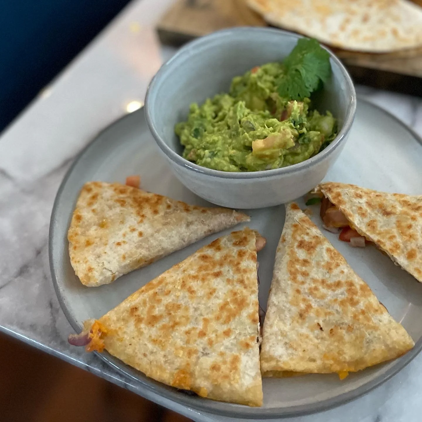 Quesadilla &amp; Guacamole