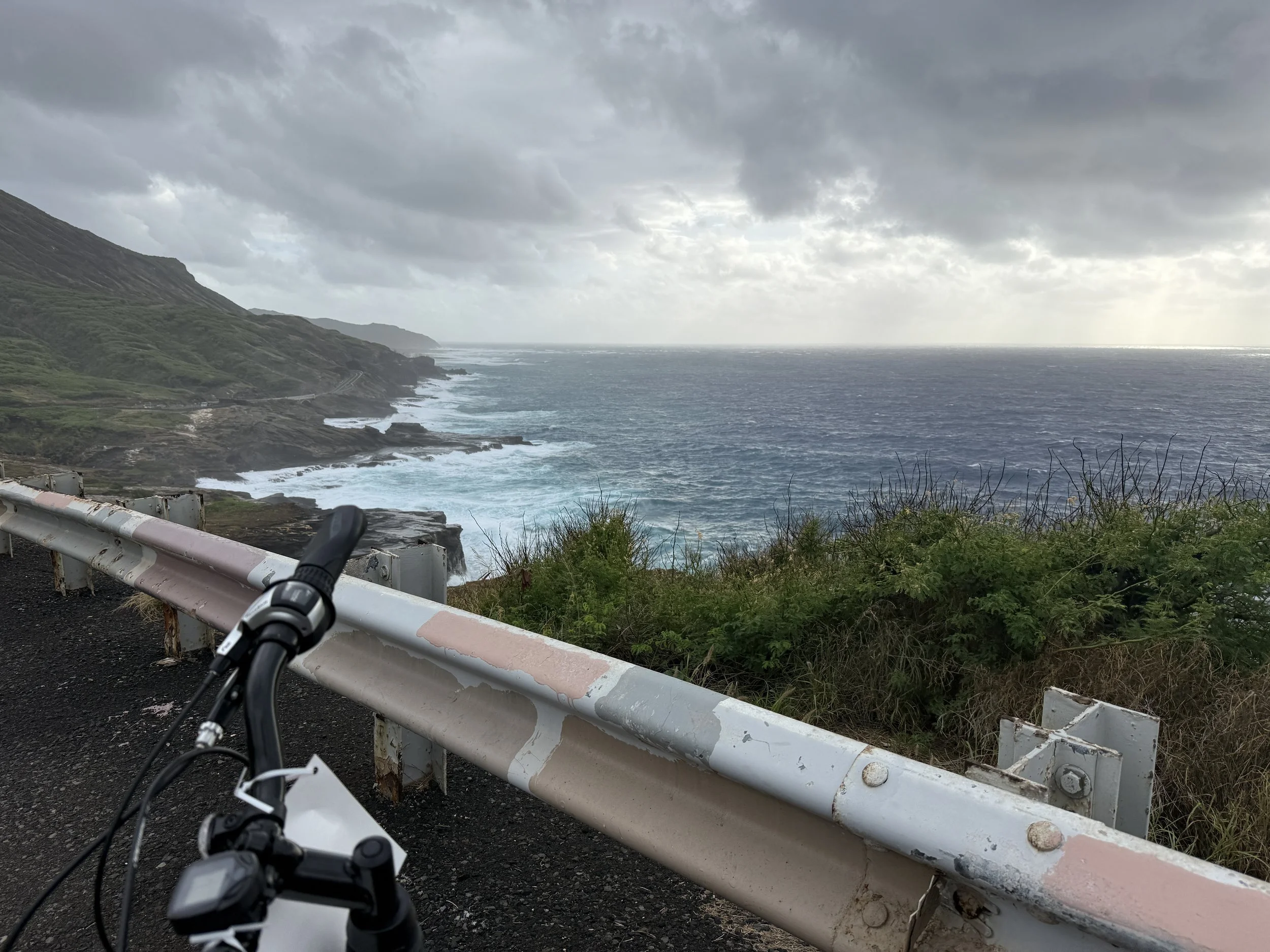 Biking the Kaiwi Coast
