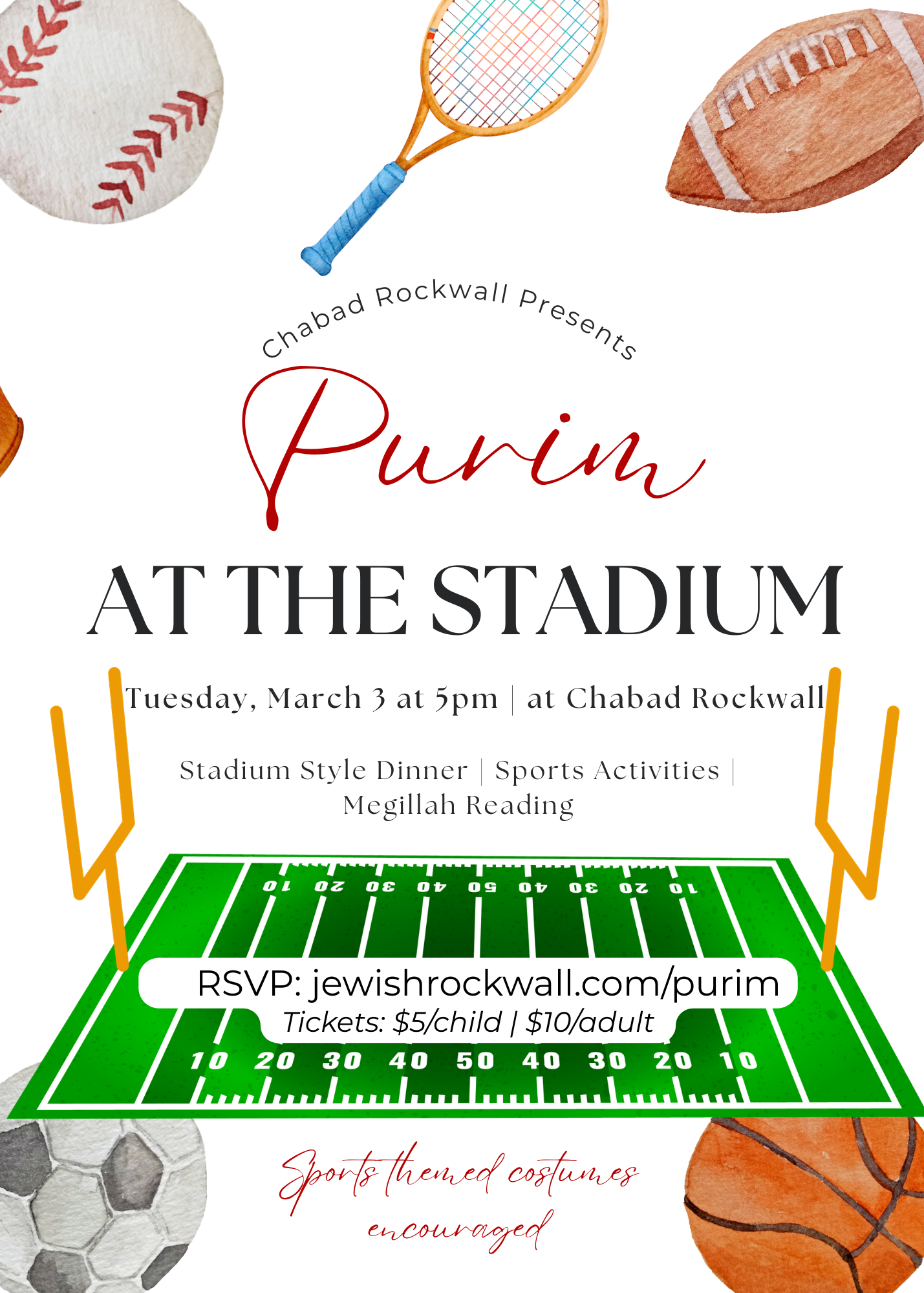 Purim at the Stadium