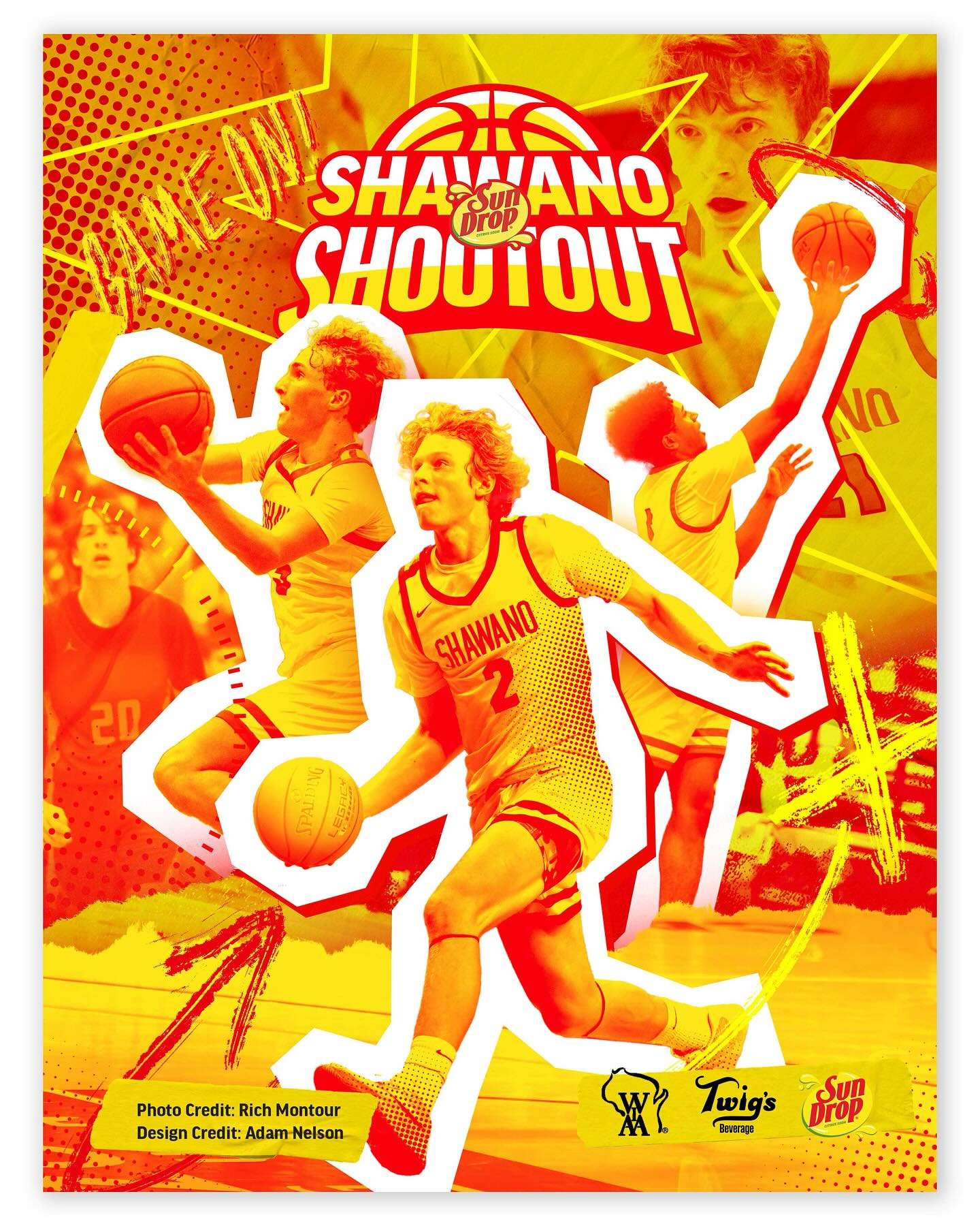Hoping the Shawano SunDrop Shootout goes well today! Thank you Shawano Boys Hoops for letting me design the cover and some social graphics this year 😁