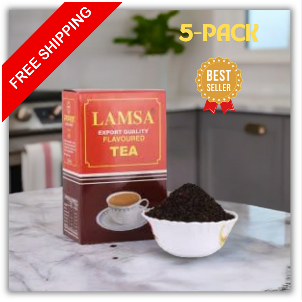 5 Pack Lamsa Flavored Tea 450 gms
