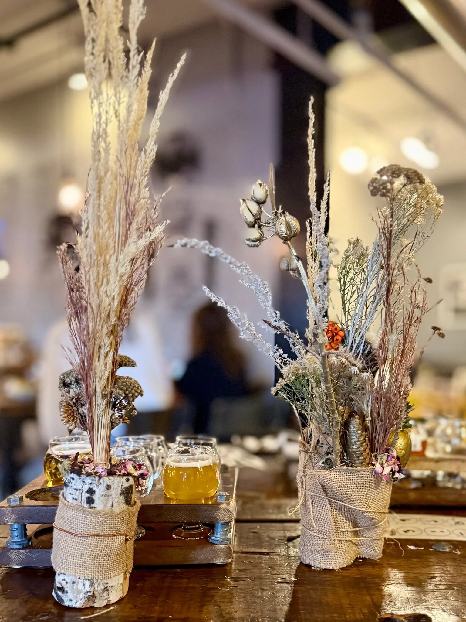 We had such an amazing time yesterday creating our Thanksgiving centerpieces at our Historic Barrel House - Flagstaff! 🦃🍻💐 Every single one turned out beautiful. Huge thanks to everyone who came out and joined in on the festive fun &mdash; you mad