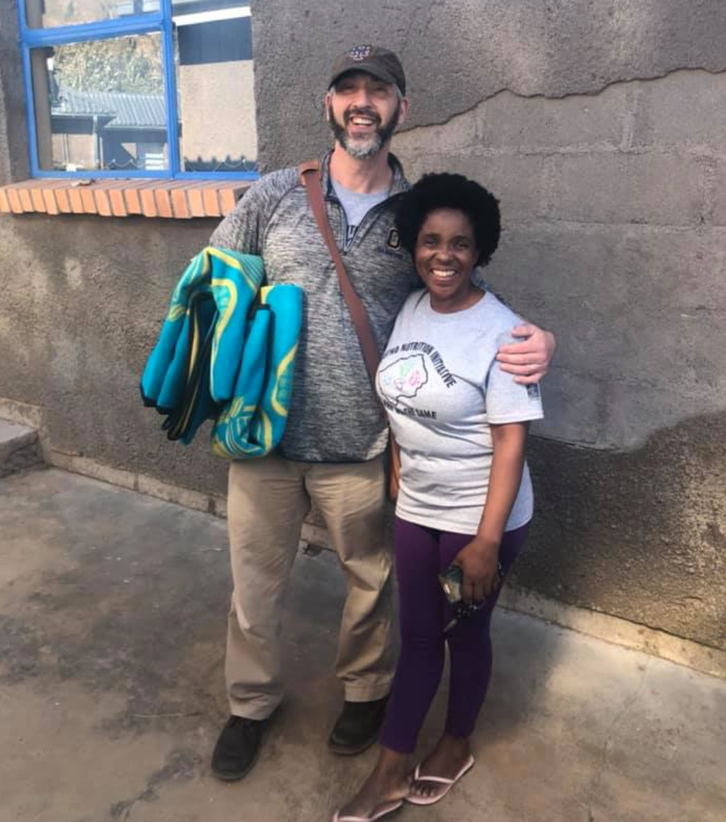 Dr. Rosenberg with Nthabaleng Lephoto at TTL