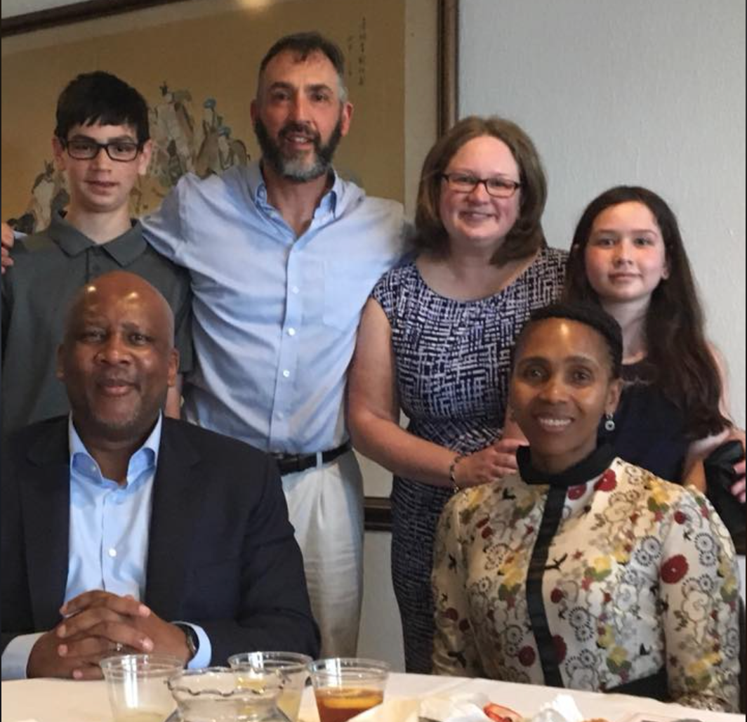 The Rosenberg Family with the King and Queen of Lesotho