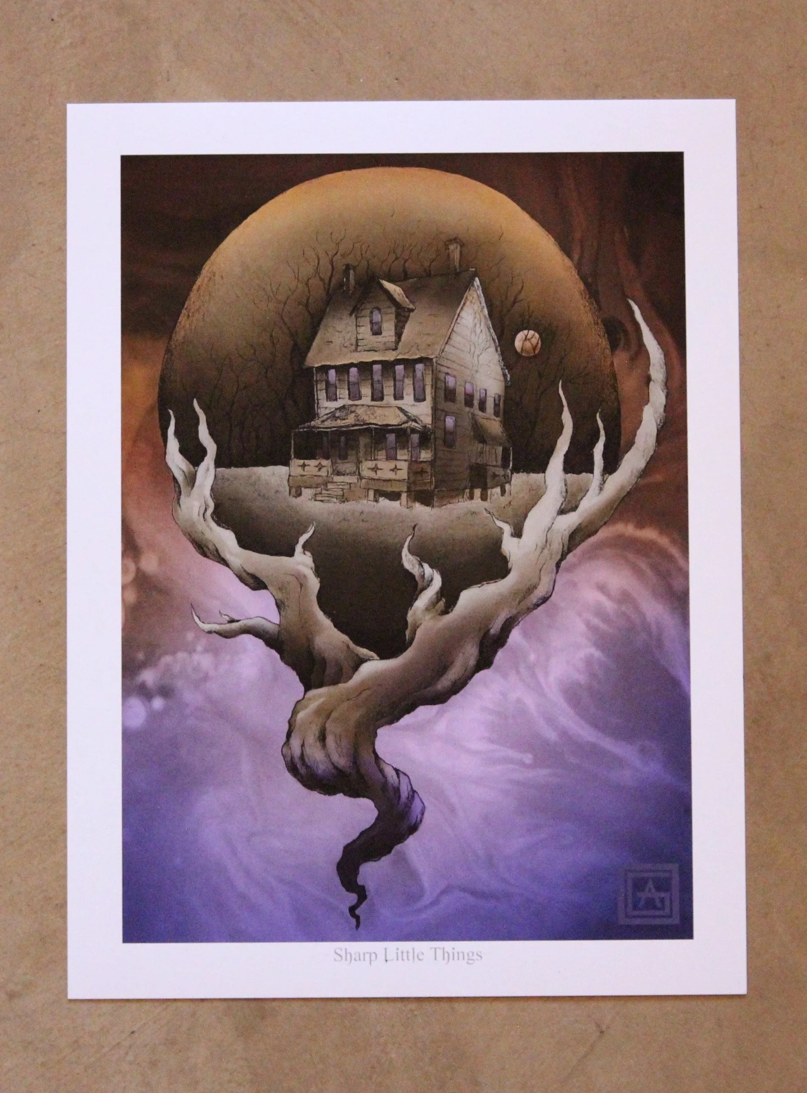 Crystal Ball House Art Print