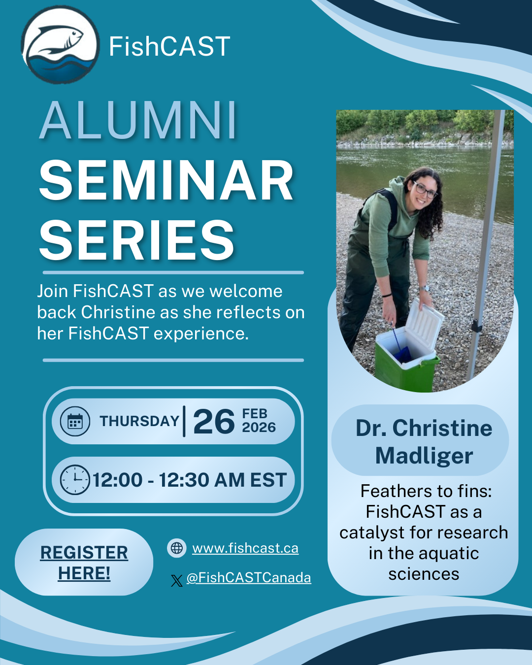 FishCAST Alumni Seminar Series with Dr. Christine Madliger