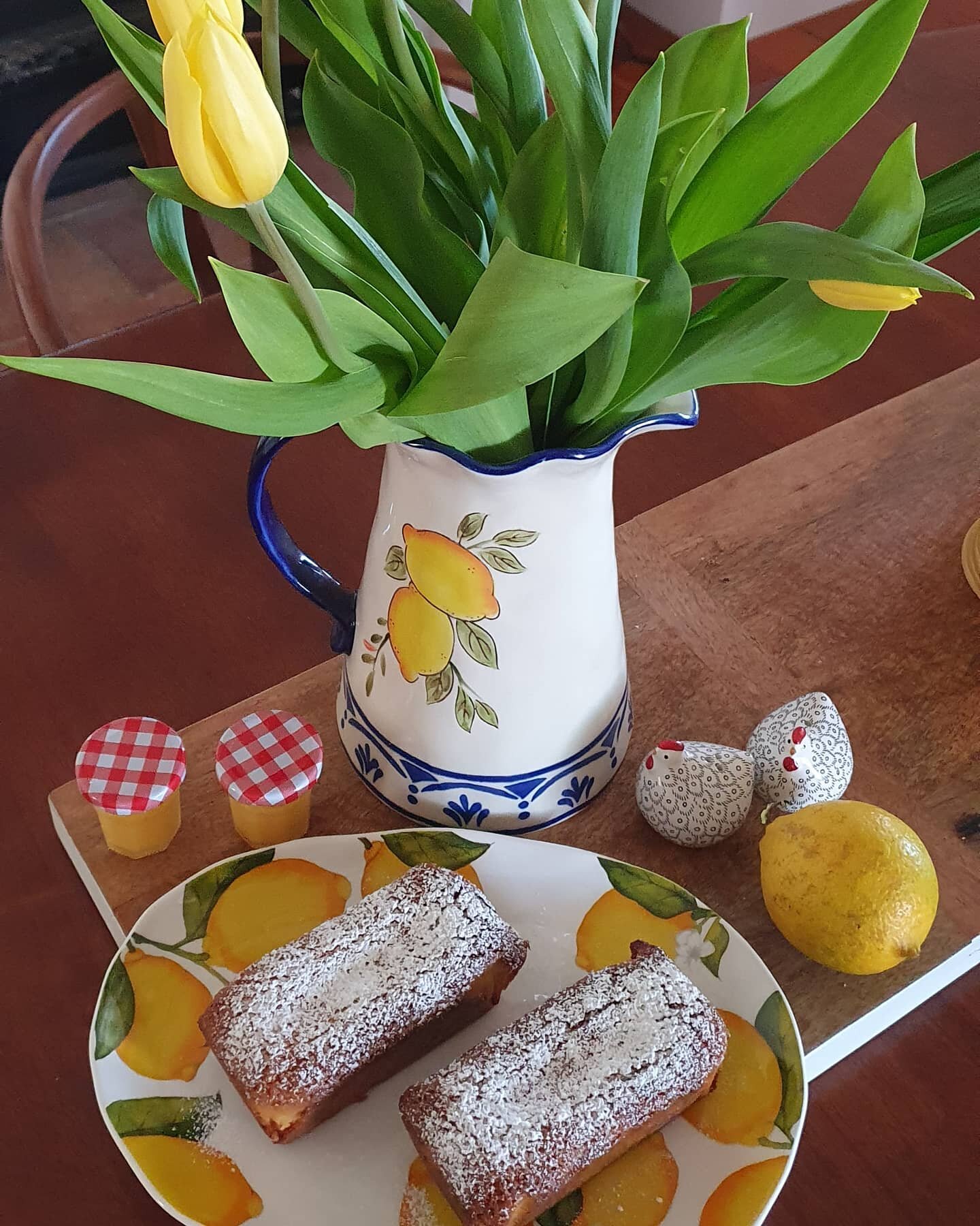 Just love lemon. #homegrown #homemade  Gf lemon cake for our Cottage Guests #lemoncurd 
#lifeonthefarm