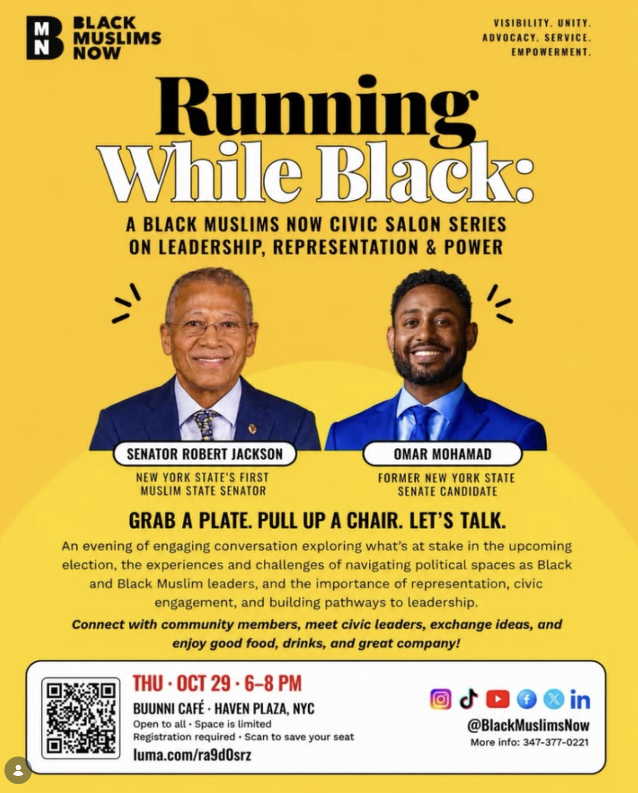Running While Black: A Civic Salon on Leadership, Representation & Power