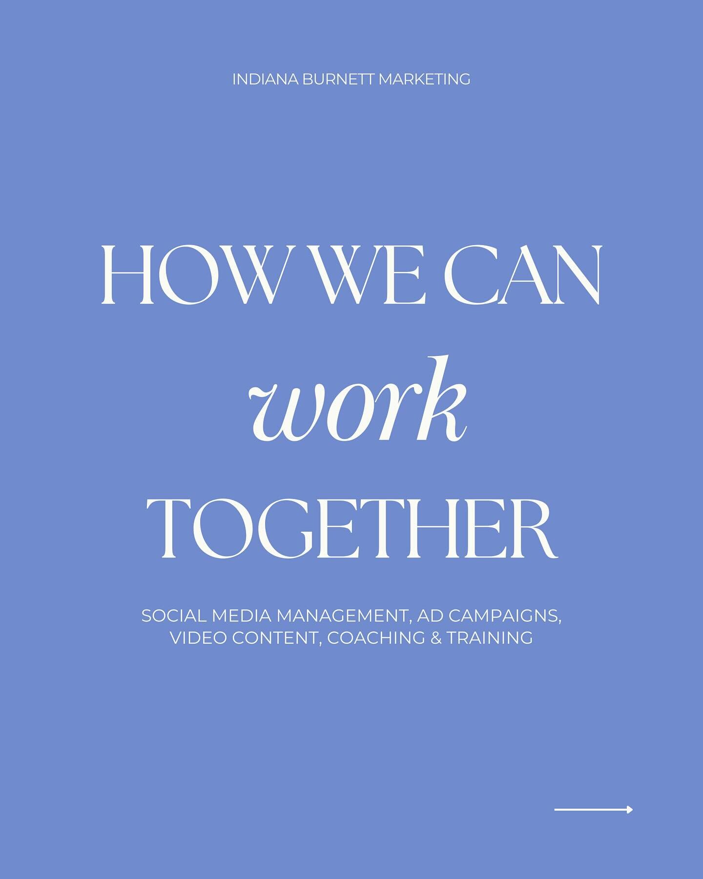 NEED ADDITIONAL SOCIAL MEDIA SUPPORT IN 2024? Here&rsquo;s how I can help your business 👉🏼

✔️ Done for you social media management
✔️ Facebook, Instagram and LinkedIn ad campaigns
✔️ Social media video content creation
✔️ Levelling up your social 