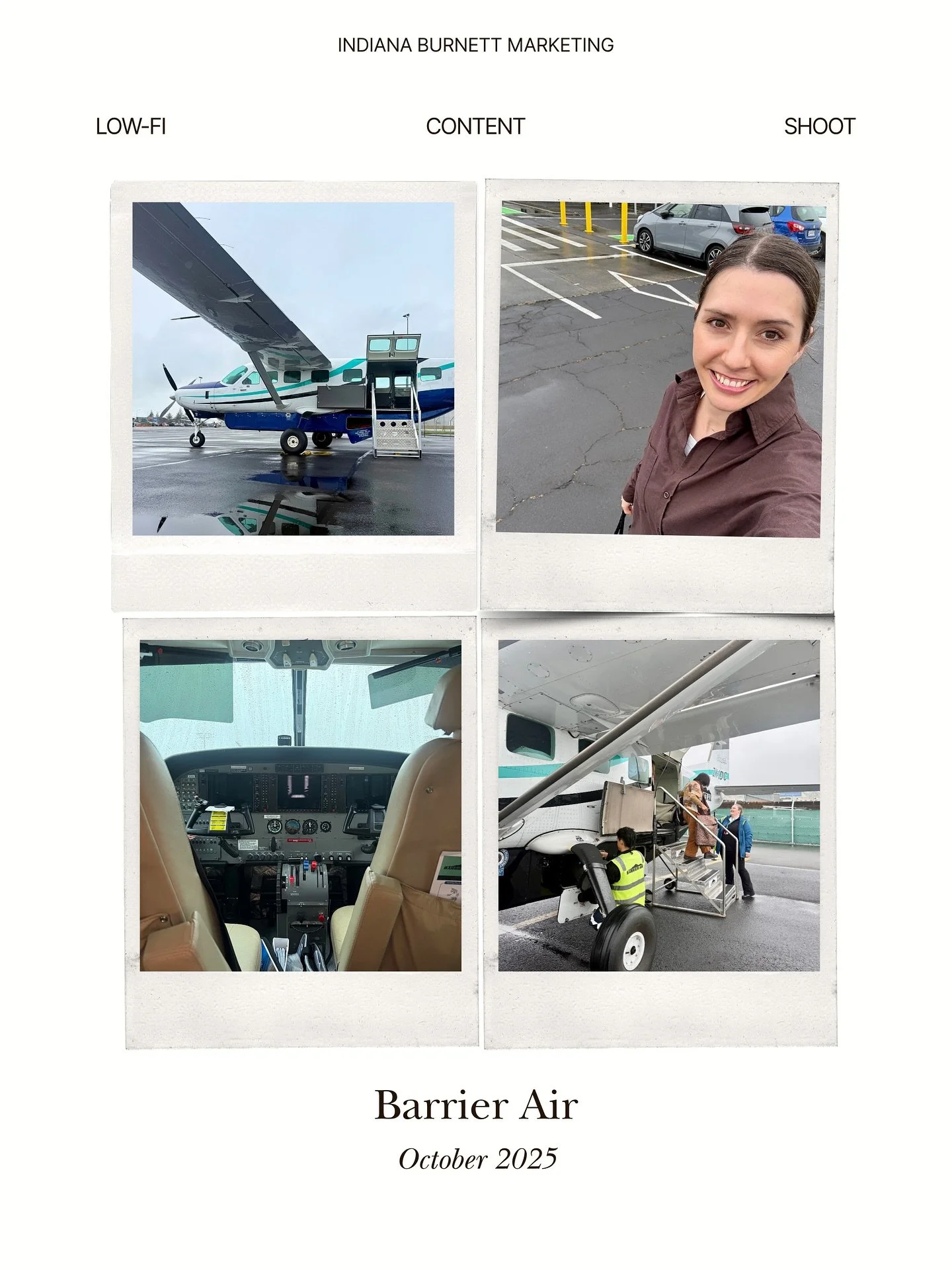 CLIENT SHOOT: It&rsquo;s always a pleasure catching up with the team at @barrierair for a low-fi social media content shoot. 

Despite the rain, the team were absolute troopers and filmed a bunch of content that will be dropping on their feed soon. ✈