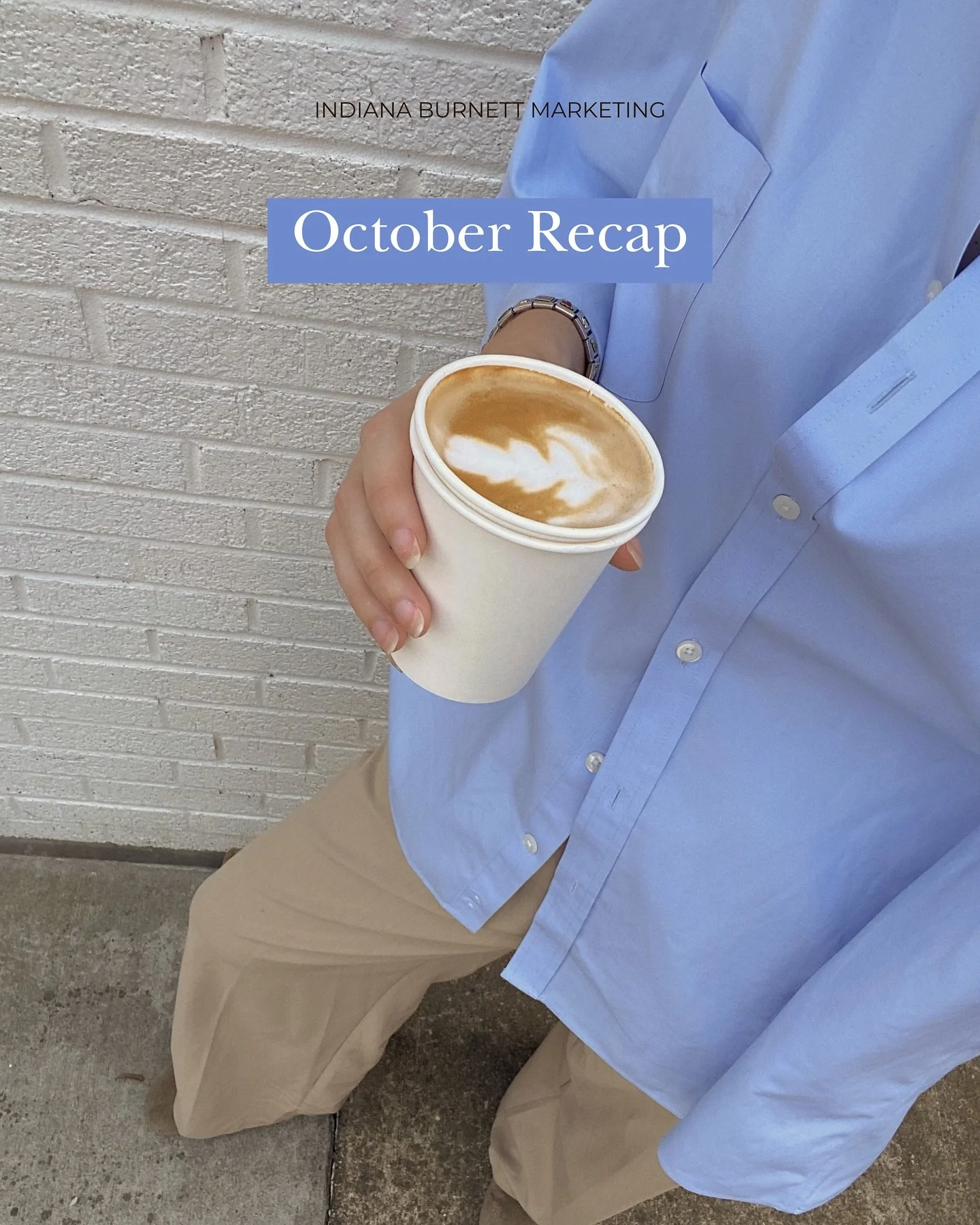 October was a goodie! Highlights included a fun low-fi content shoot, two fantastic social media coaching sessions (swipe to see what she said!), and some great client results. 

Swipe for the details 👉🏼 plus 4 podcasts you need to listen to on you