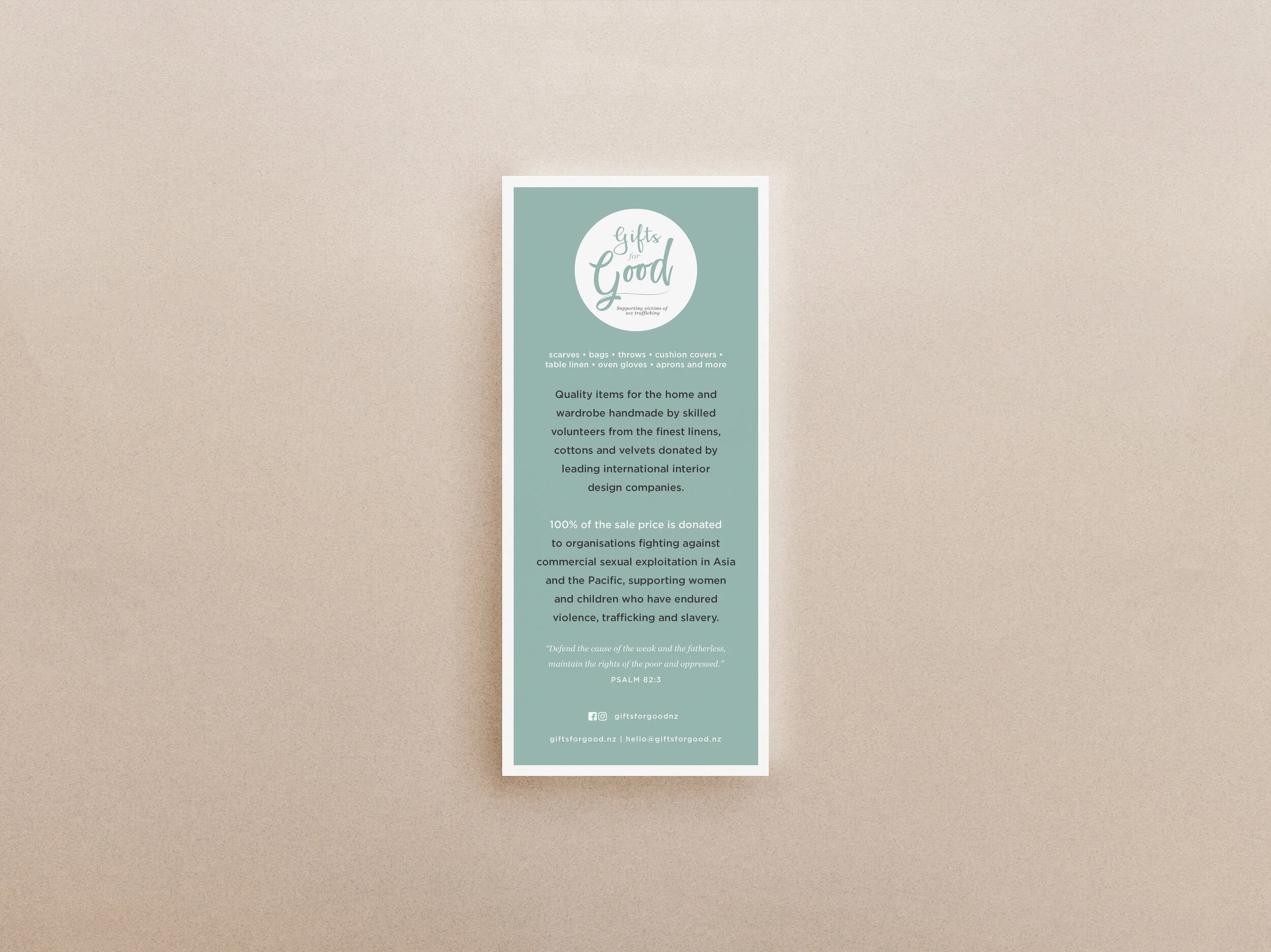 Gifts for Good NZ | DL Brochure