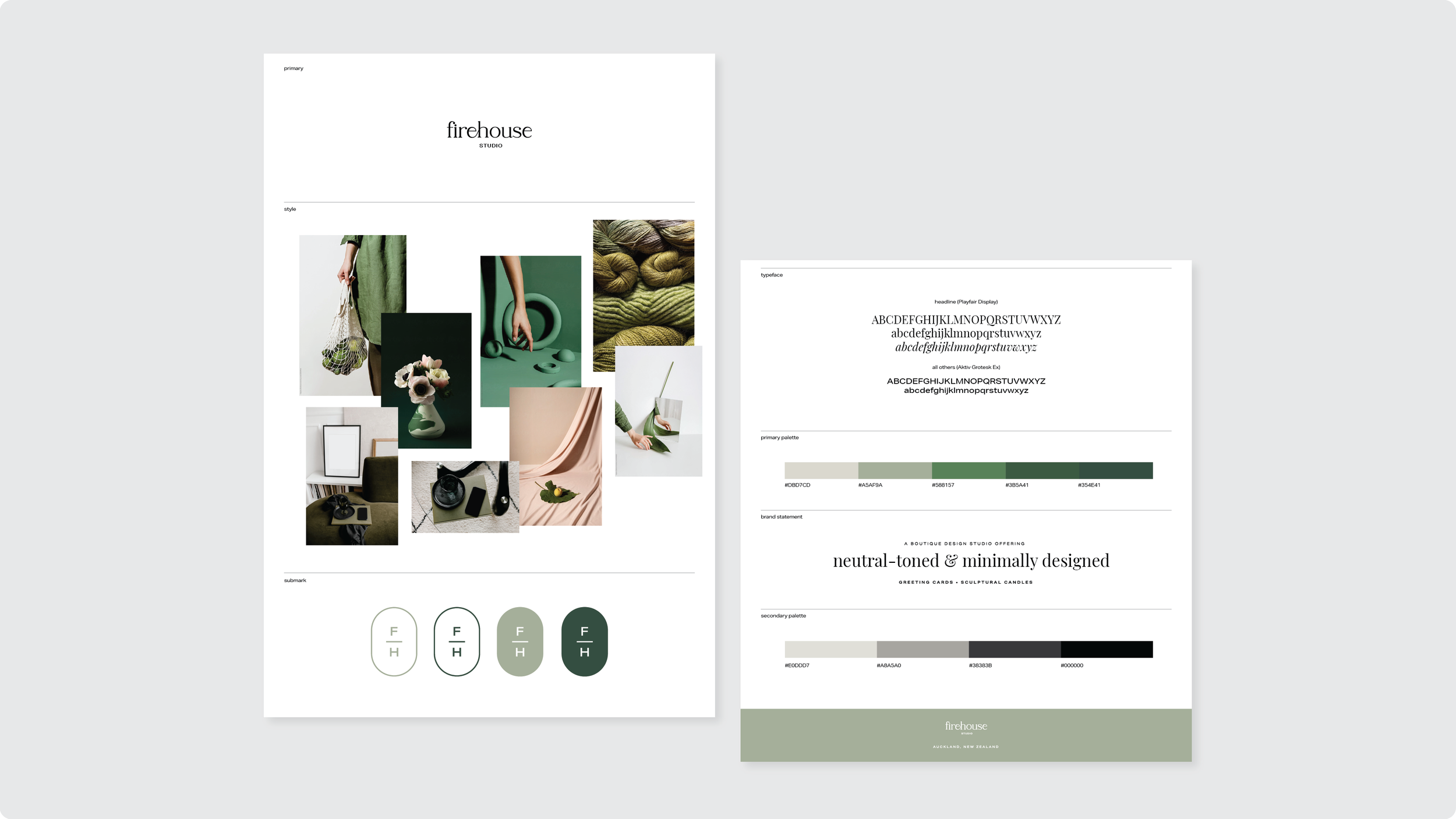 Firehouse Studio - Studio branding