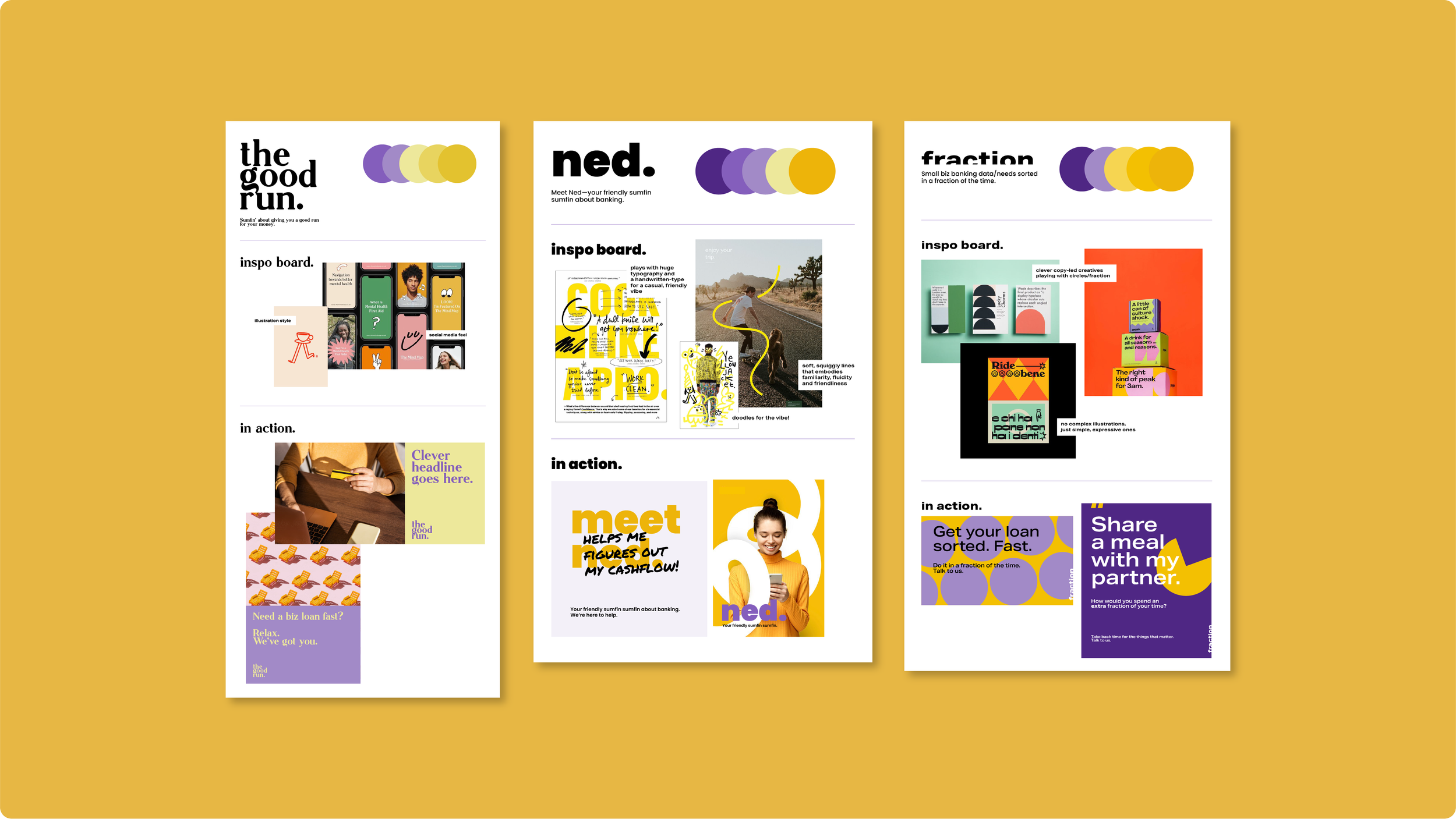 9Spokes Brand Exercise | Brand boards