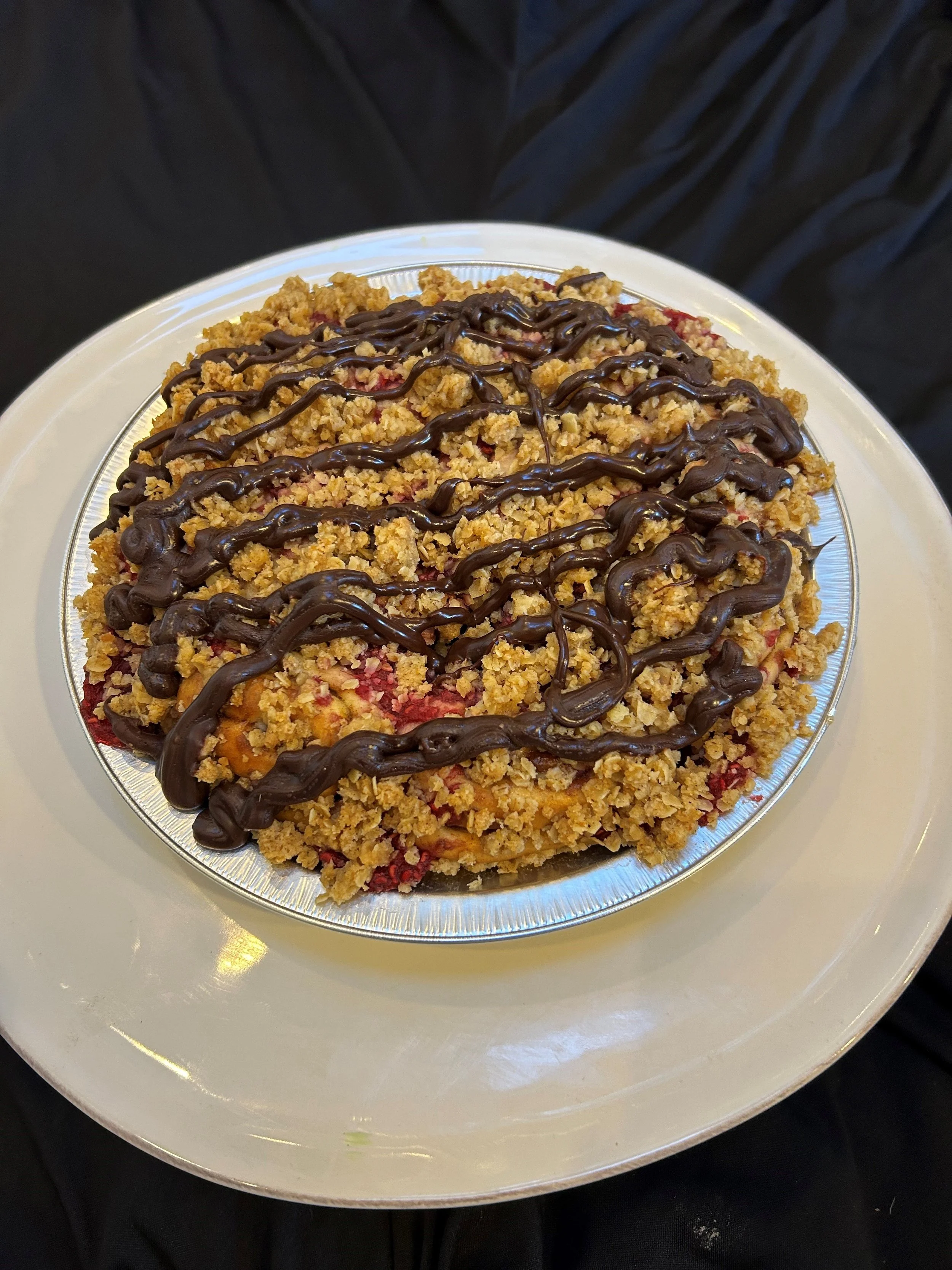 Chocolate Raspberry Cinnamon Rolls