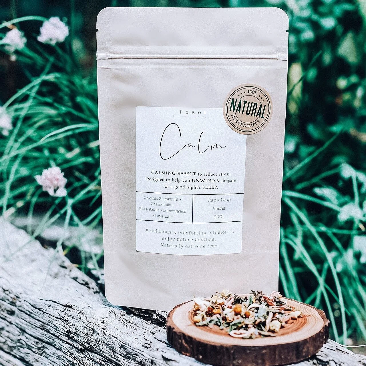 KEEP CALM AND DRINK TEA ππ±π«π§πΎ‍βοΈ
Our soothing and relaxing tea blend “Calm” is the perfect accompaniment for meditation and a busy day. Calming your emotions under pressure, helps align your thoughts, and bring you into the prese