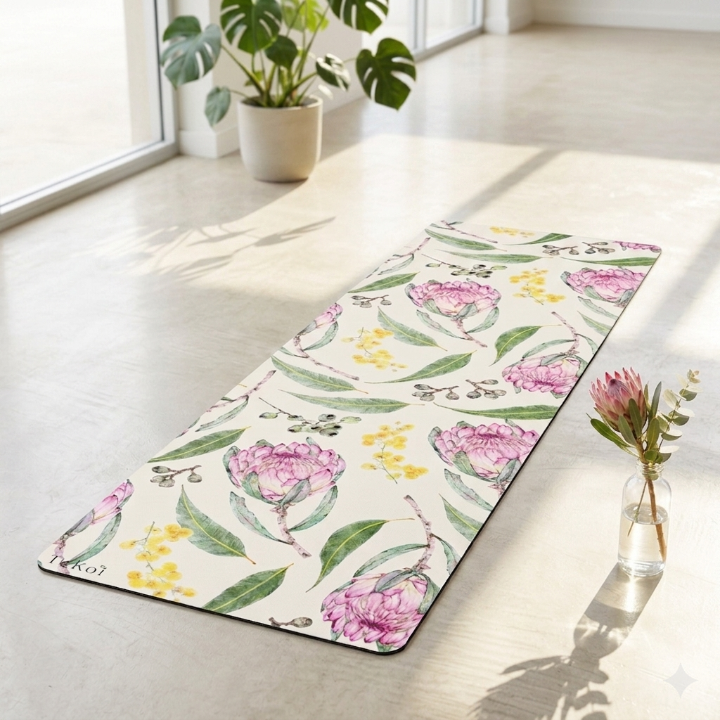 Protea & Wattle Yoga mat