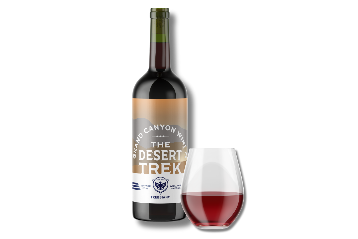 Sweet Potato Couscous Sunshine Bowls - Desert Trek Trebbiano ‘23 Wine Pairing