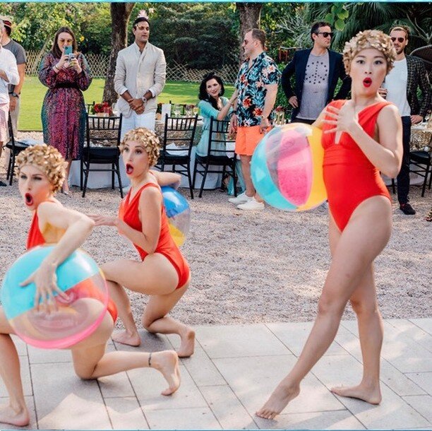 Who, Me?

SUMMER IS COMING!☀️ 
Why not add the perfect big splash to your next event or private party? 
Our group of aquatic beauties fuse dance and swimming for a lively and unforgettable performance!

Photography: @annakoustasphotography 
Hair &amp