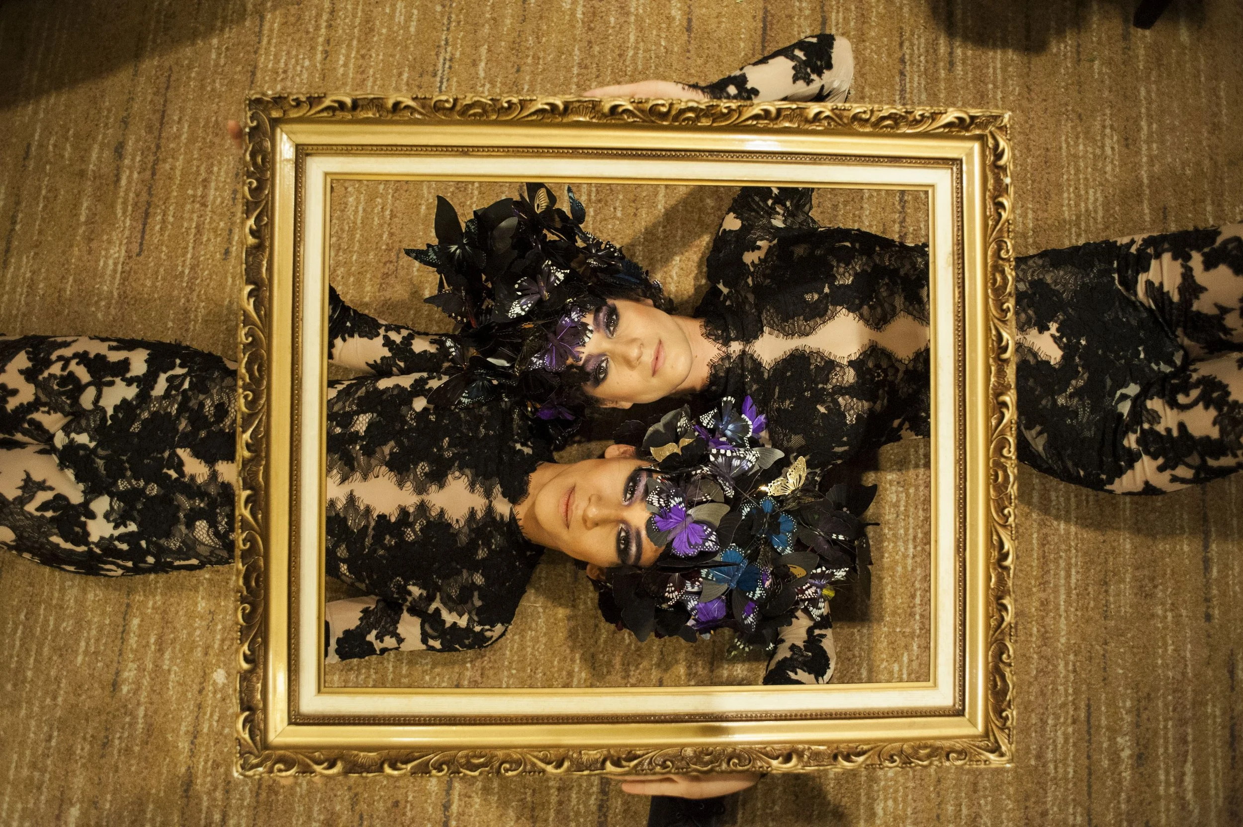 Clé de Peau Beauté immersive brand experience featuring artistic contemporary dance and butterfly-themed costume design.